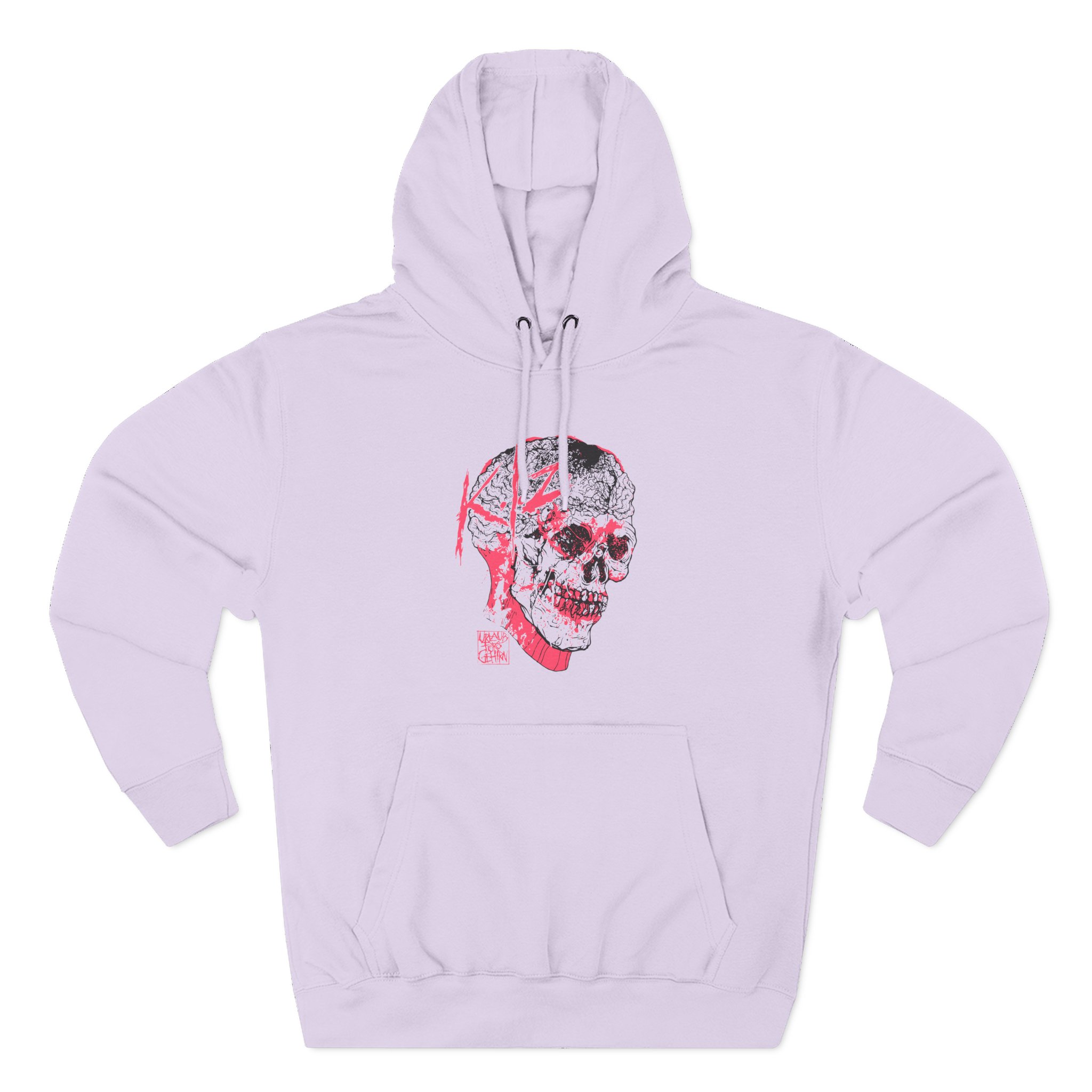 Kiz Brain Three-Panel Fleece Hoodie
