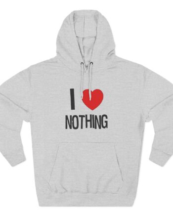 Armor for Sleep I Heart Nothing Three-panel Fleece Hoodie