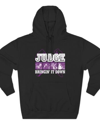 Judge Bringin' It Down Three-Panel Fleece Hoodie