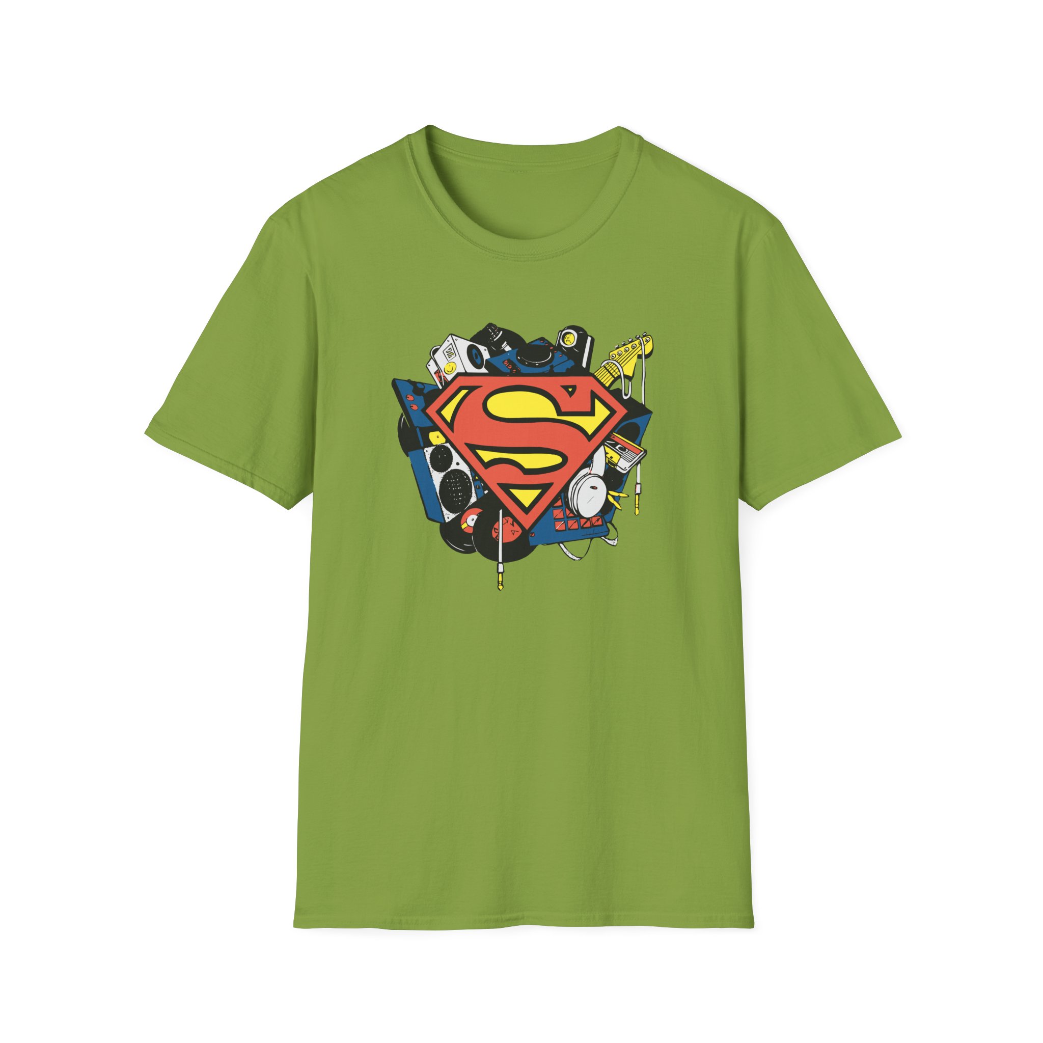 Kaskade X Superman Musician Unisex Softstyle T-Shirt