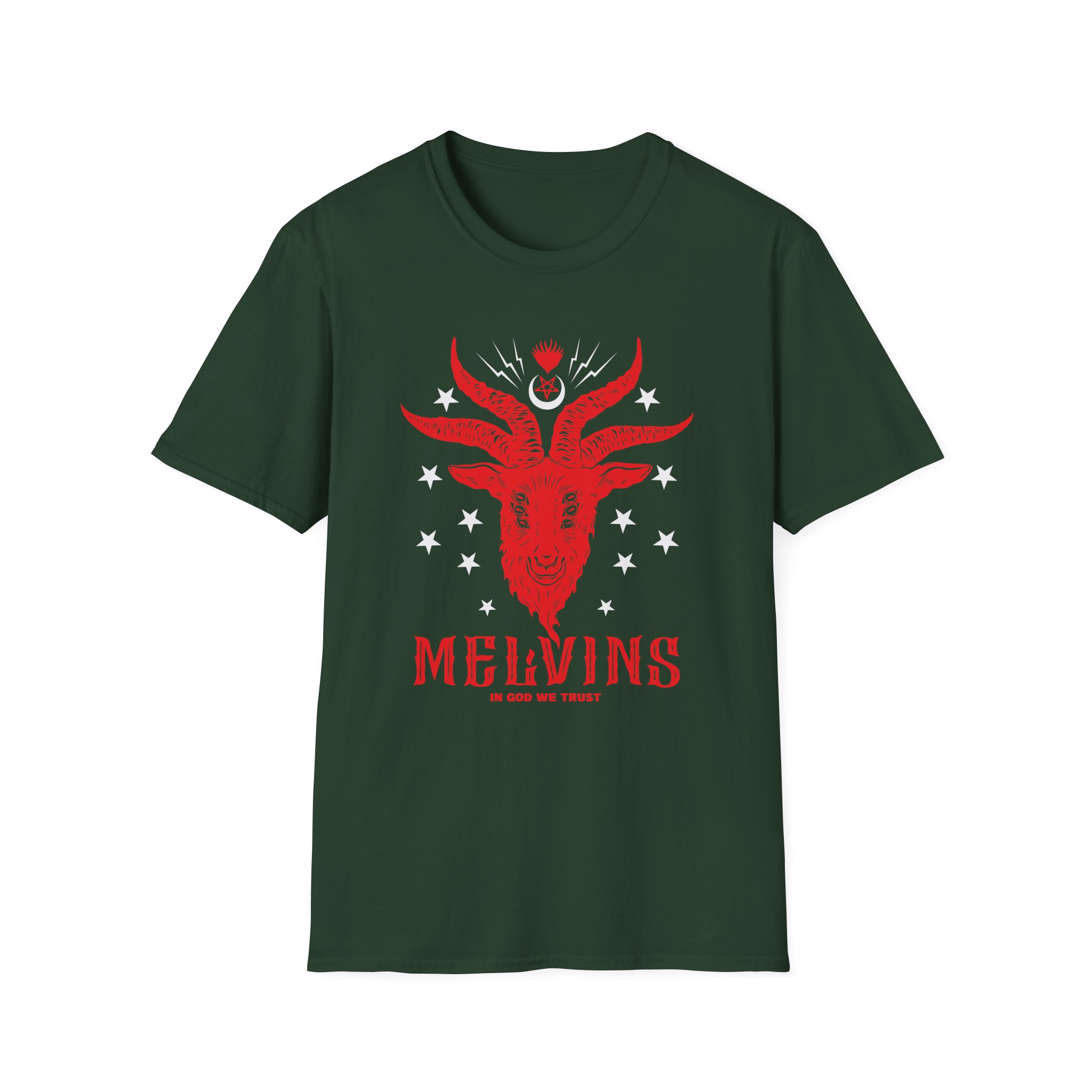 Melvins in God We Trust Unisex Softstyle T-Shirt