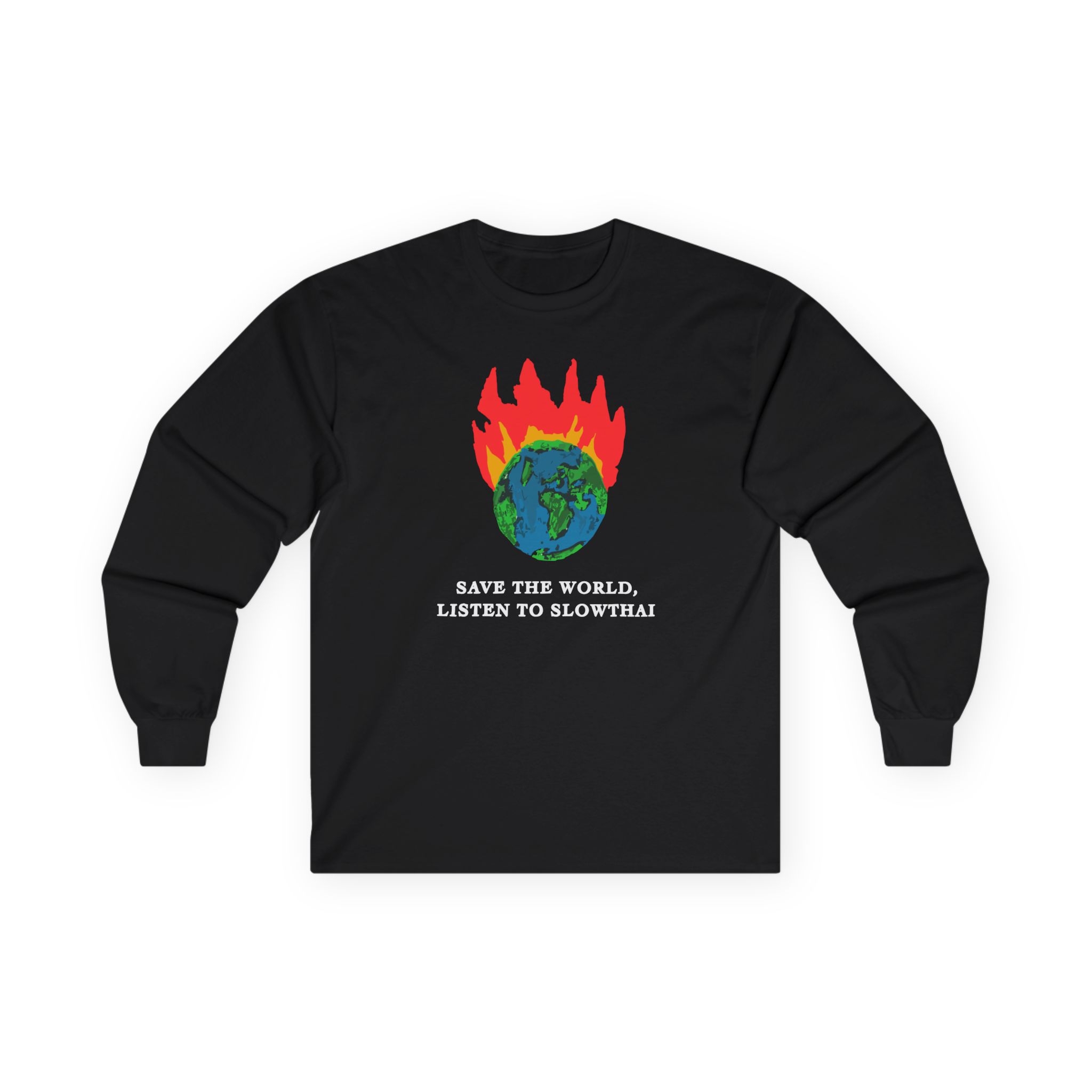 Save the World Listen to Slowthai Unisex Ultra Cotton Long Sleeve Tee