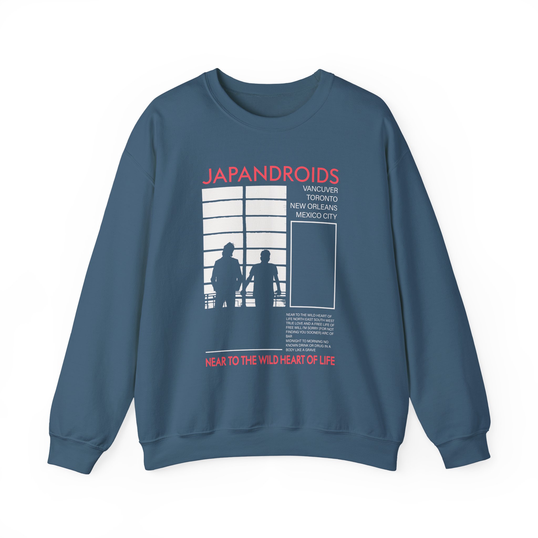 Japandroids Unisex Heavy Blendâ„¢ Crewneck Sweatshirt