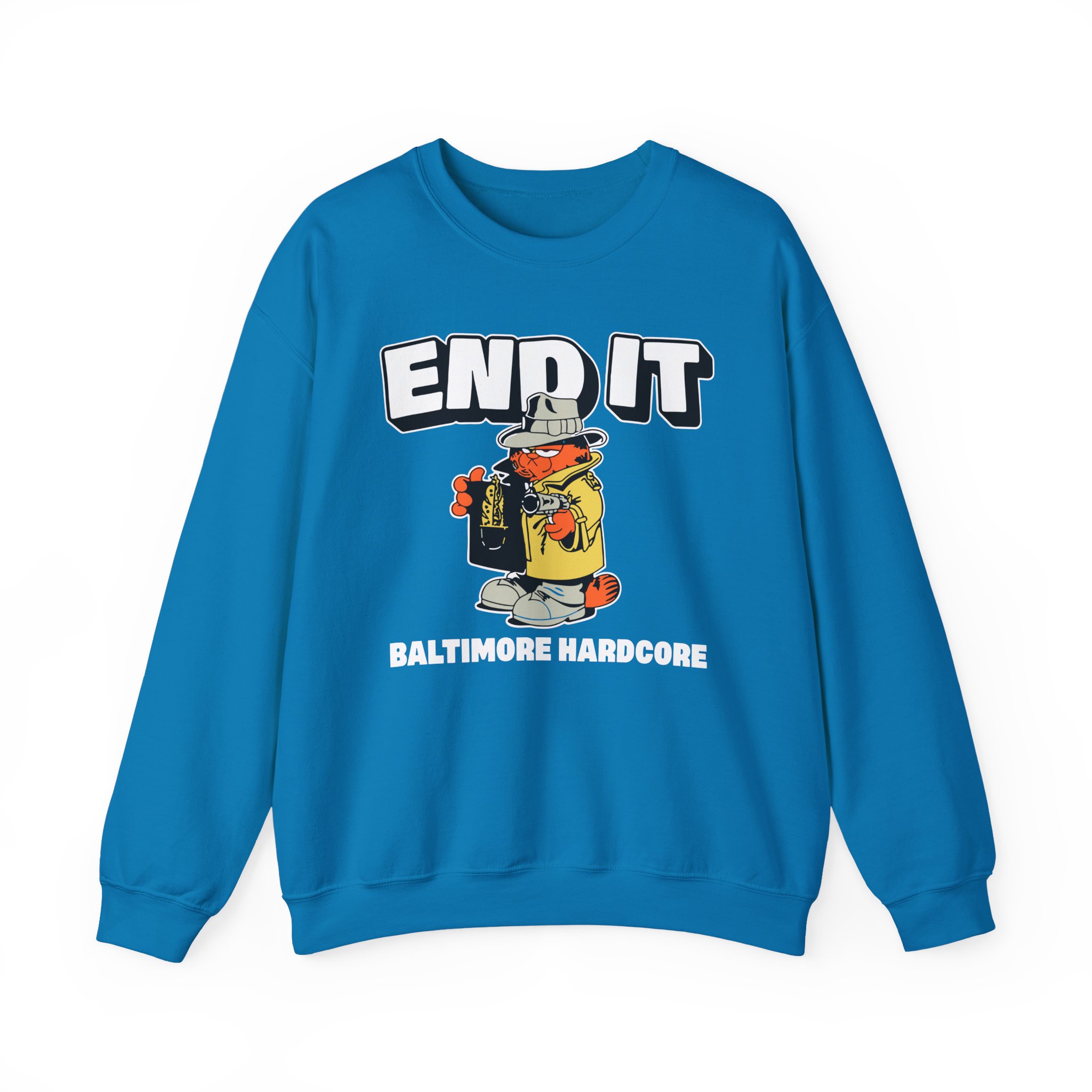End It Baltimore Hardcore Unisex Heavy Blend Crewneck Sweatshirt