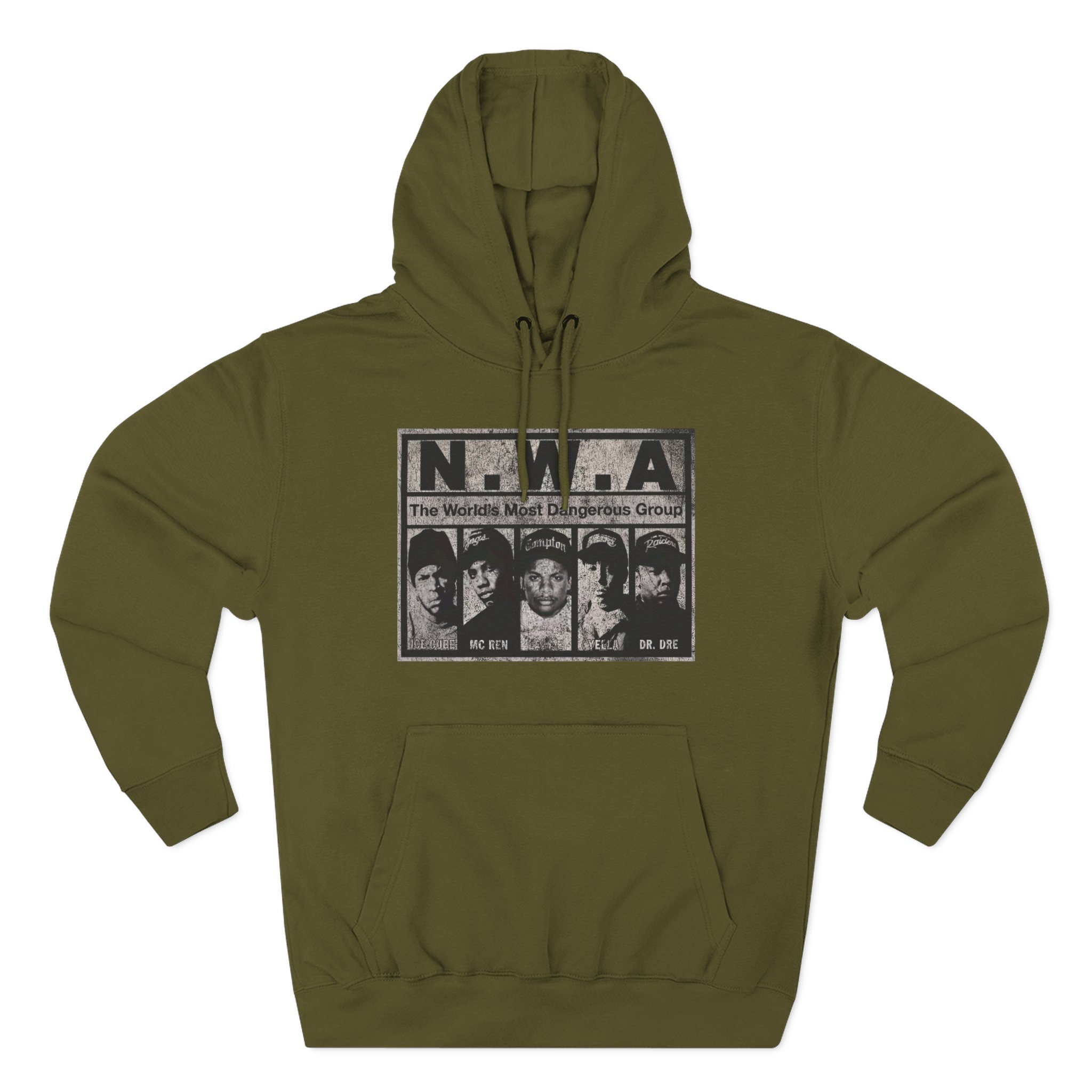 NWA The World's Most Dangerous Group Three-Panel Fleece Hoodie