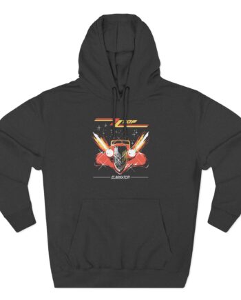 ZZ Top Eliminator Illustrated Three-Panel Fleece Hoodie