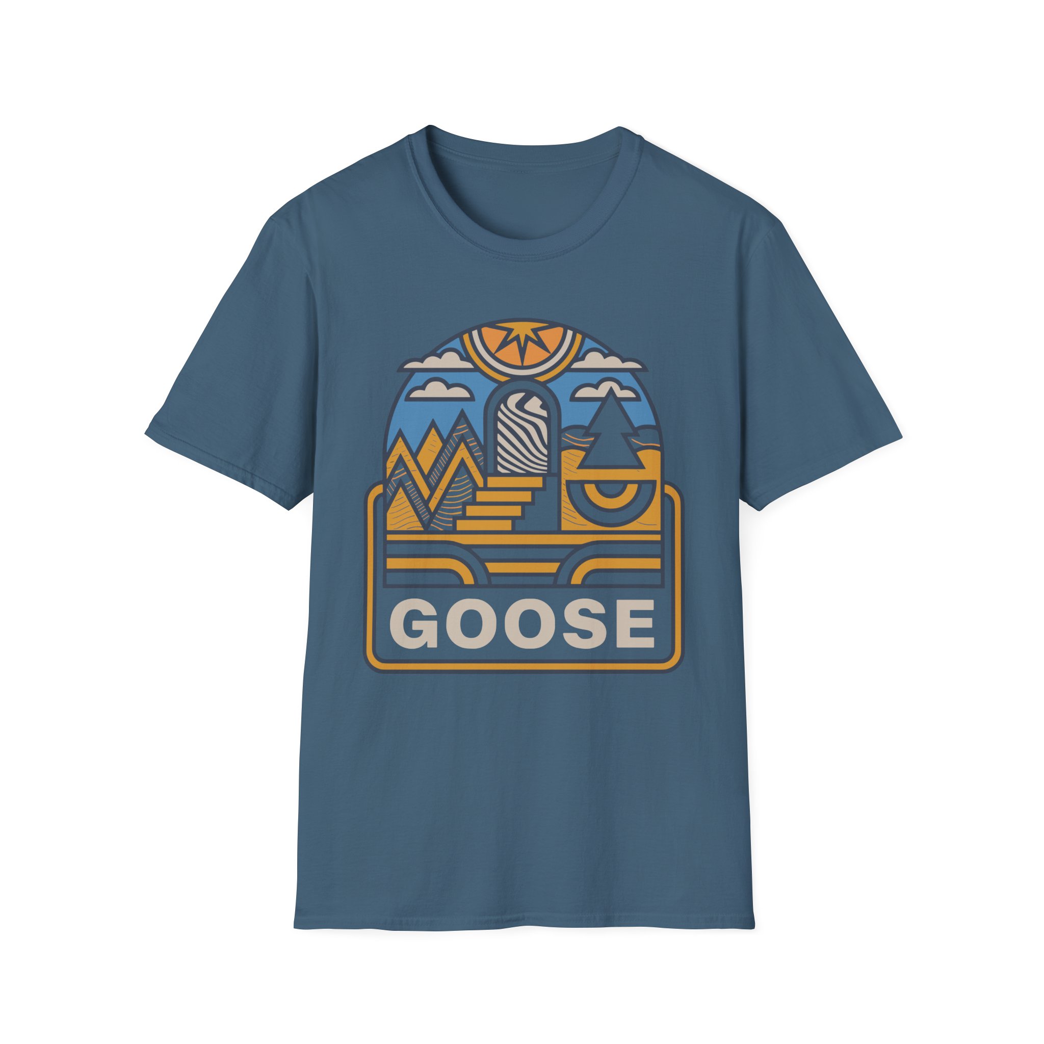 Goose Trippy Staircase Unisex Softstyle T-Shirt