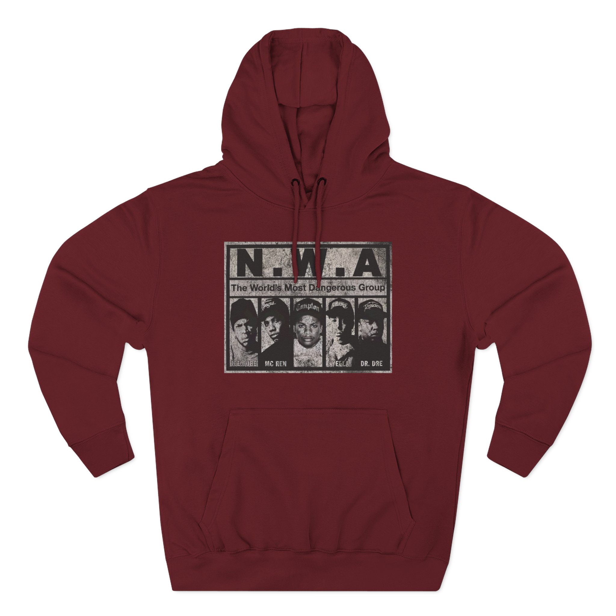 NWA The World's Most Dangerous Group Three-Panel Fleece Hoodie
