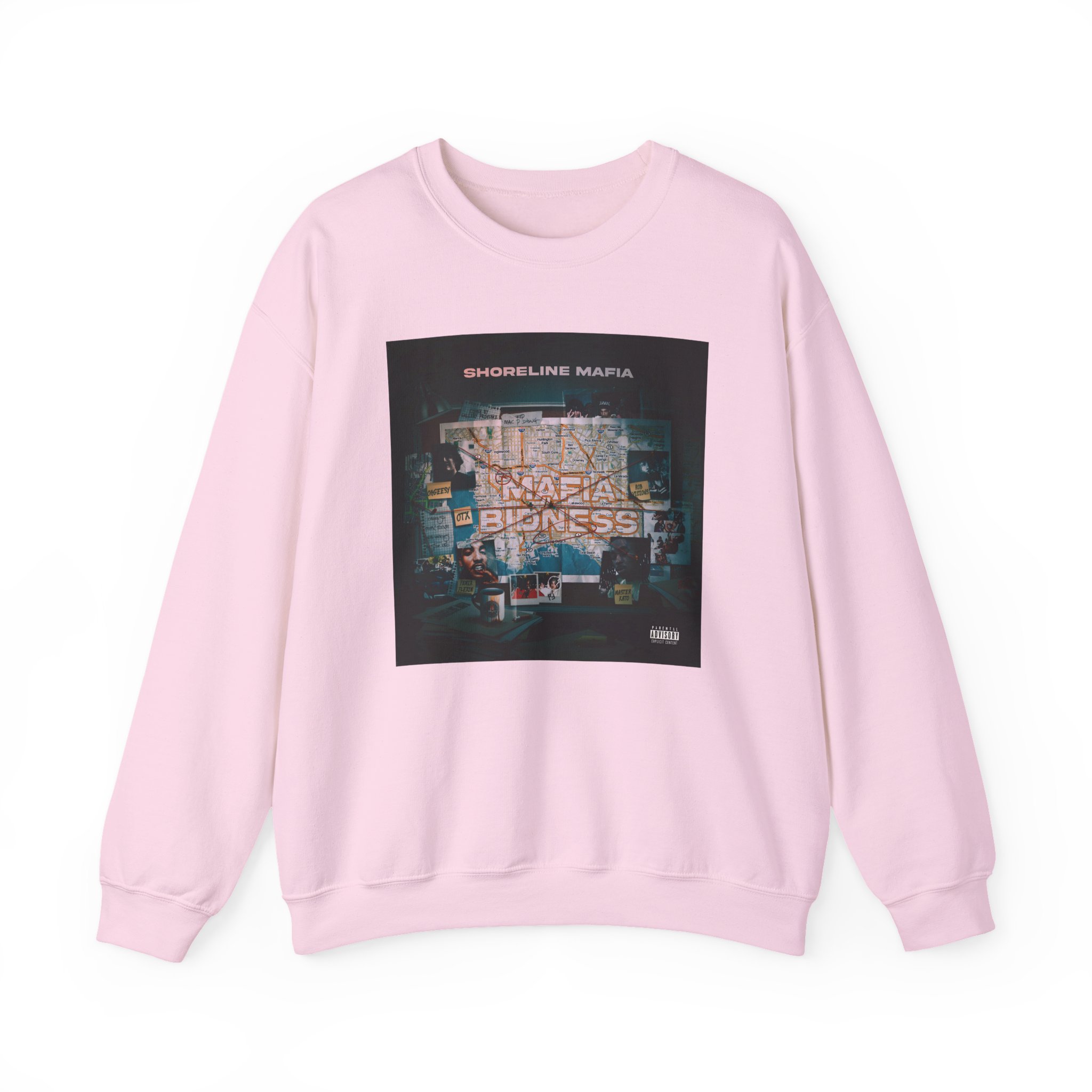 Shoreline Mafia Shoreline Bidness Unisex Heavy Blendâ„¢ Crewneck Sweatshirt