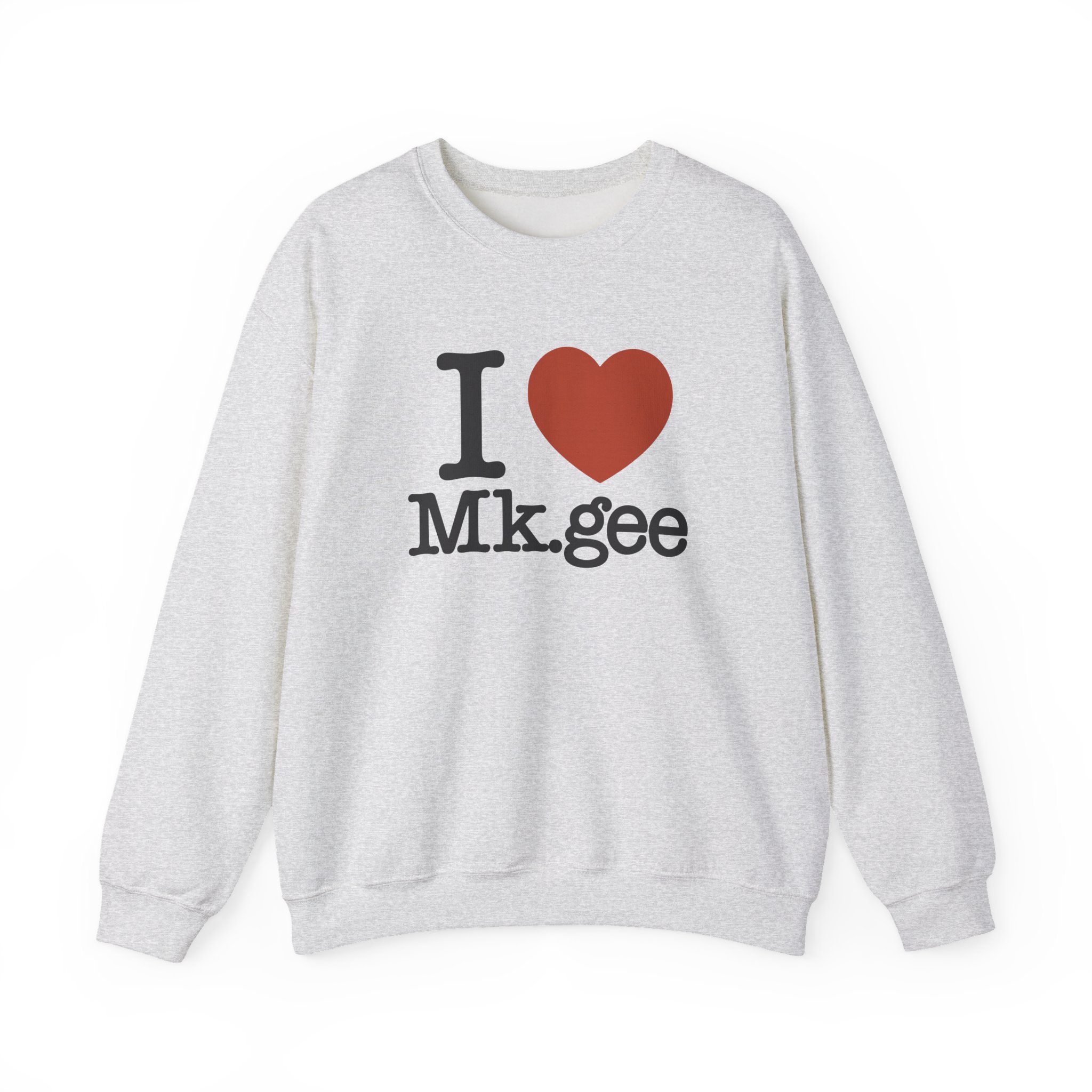 Mkgee I Love Unisex Heavy Blendâ„¢ Crewneck Sweatshirt