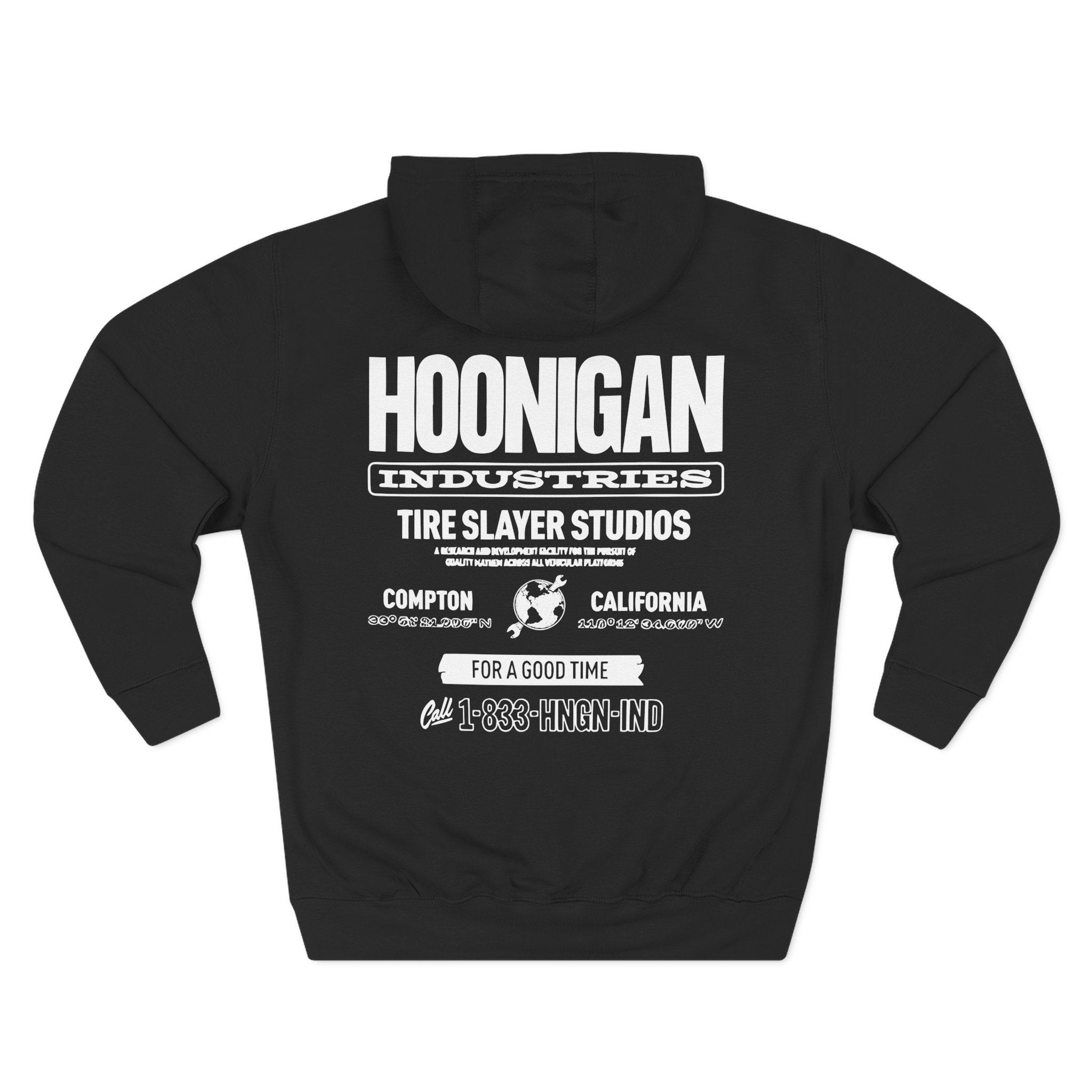 Ken Block Hoonigan Headquarters Three-Panel Fleece Hoodie