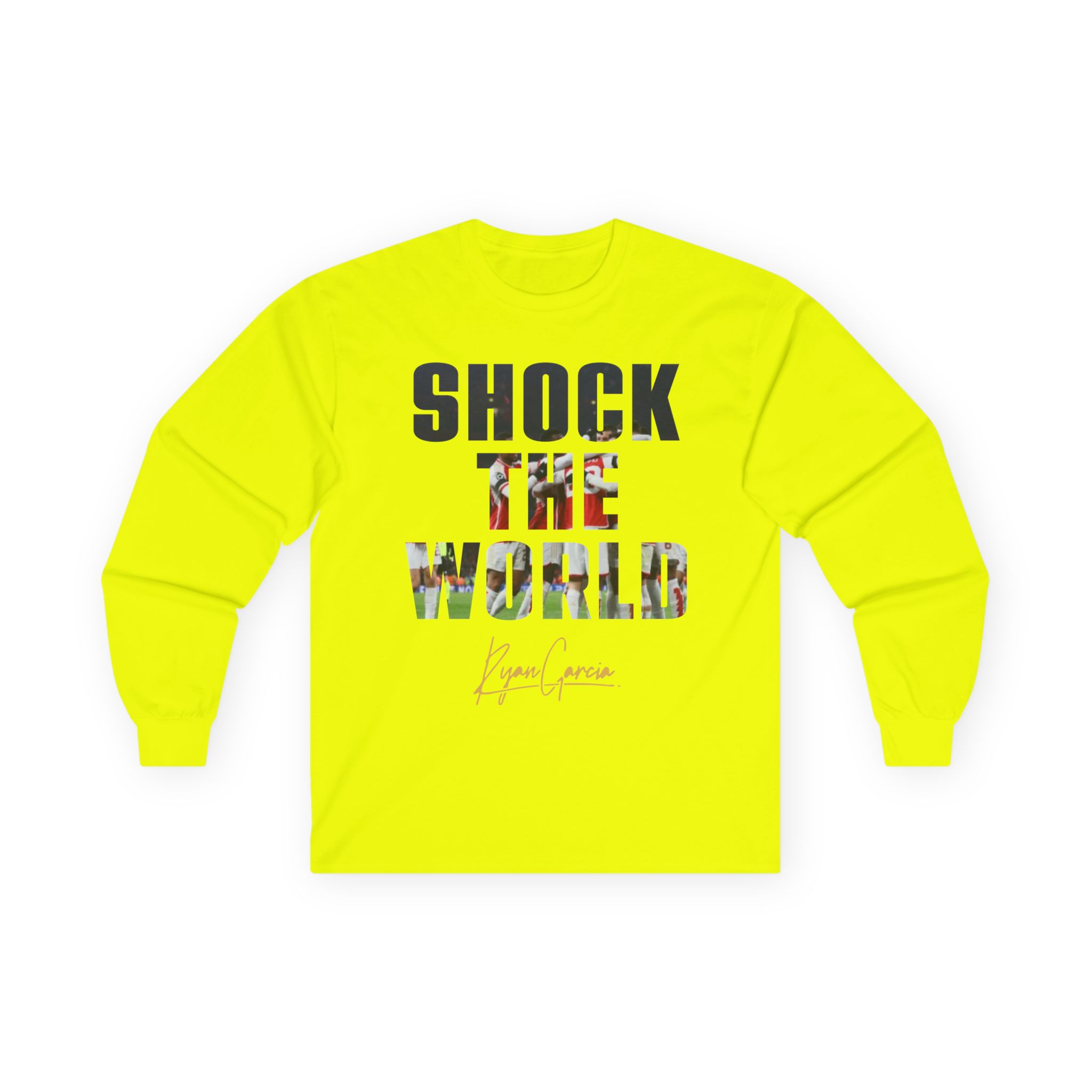 Ryan Garcia shock the world Unisex Ultra Cotton Long Sleeve Tee