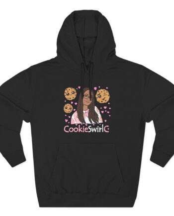 Cookieswirlc Three-Panel Fleece Hoodie