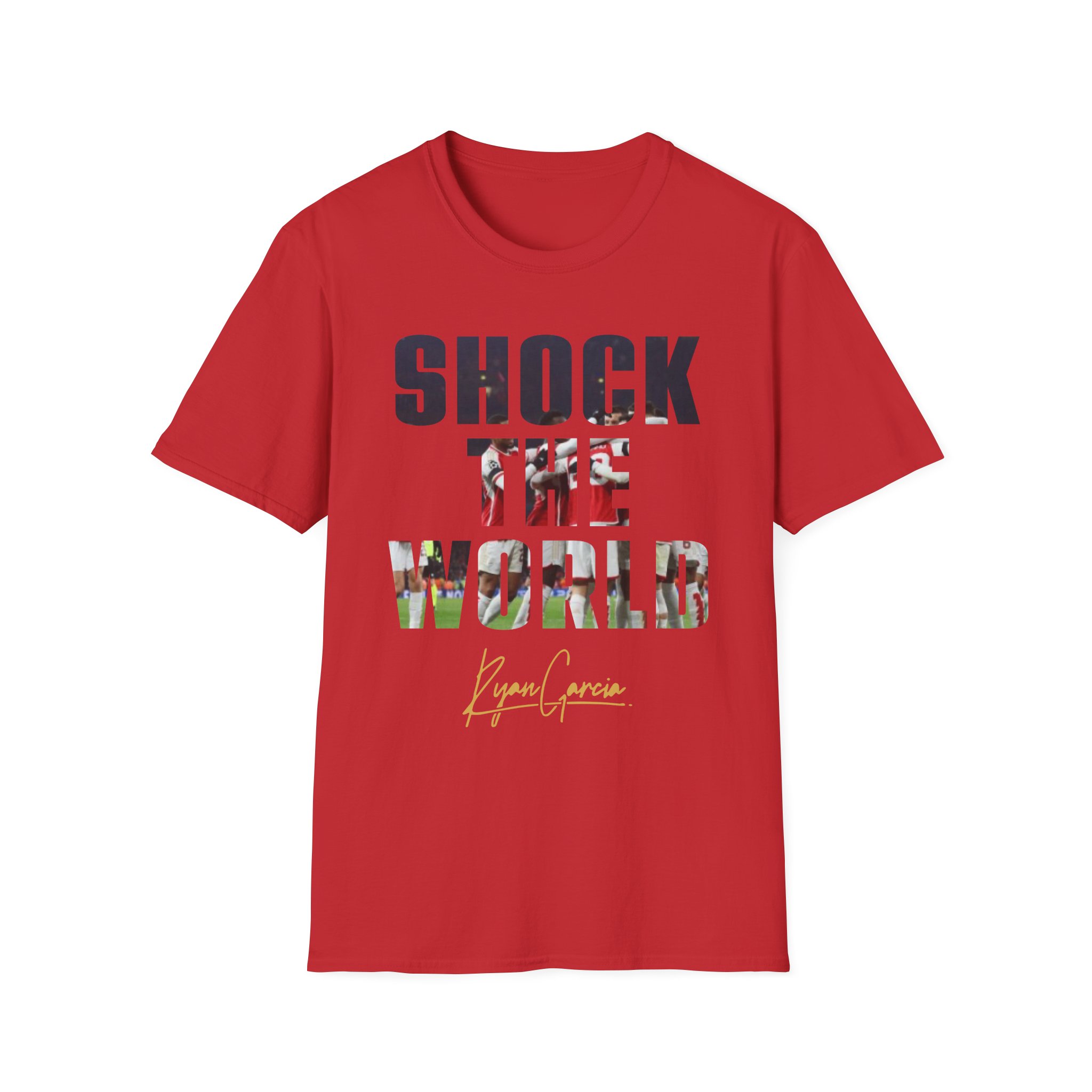 Ryan Garcia shock the world Unisex Softstyle T-Shirt