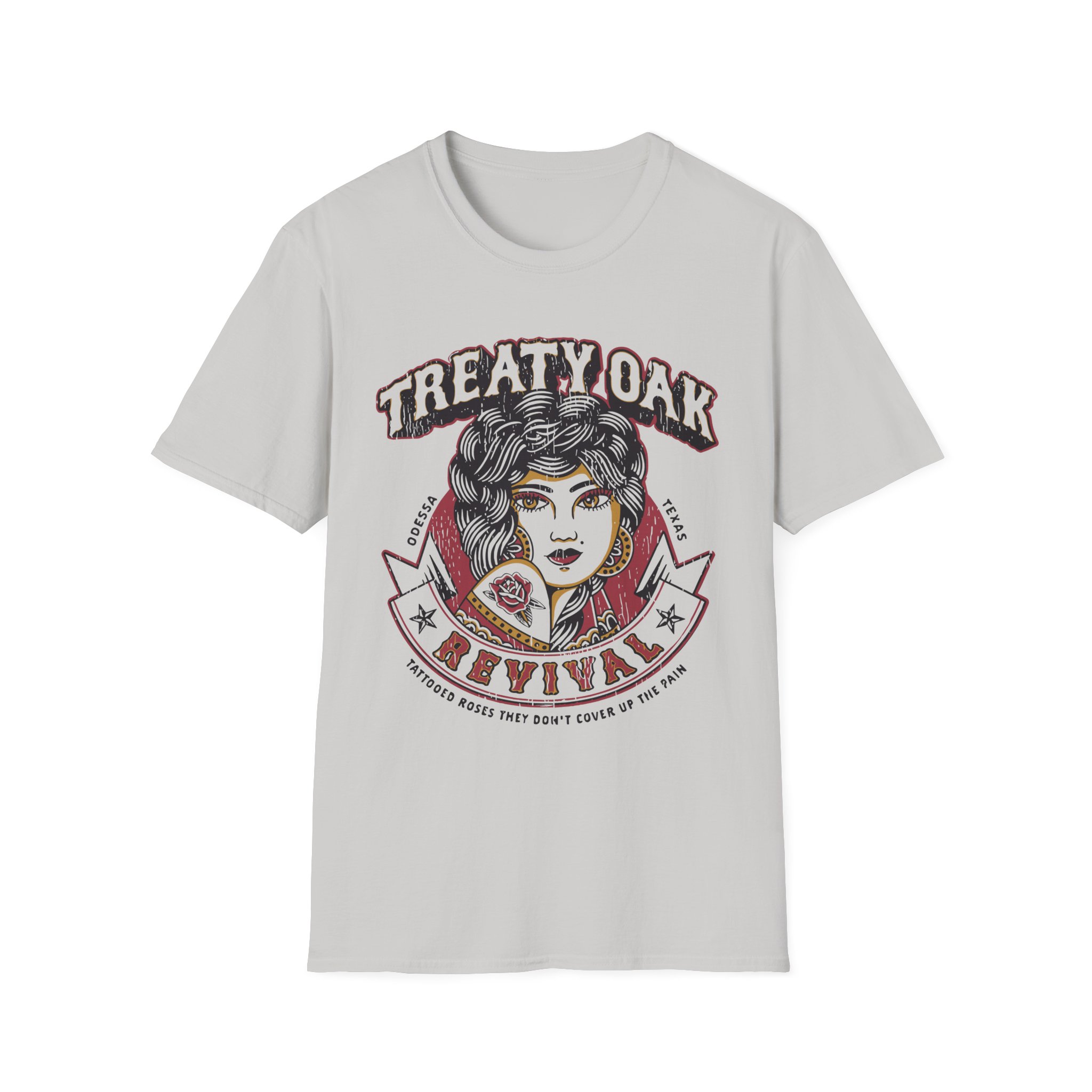 Treaty Oak Revival Rose Unisex Softstyle T-Shirt
