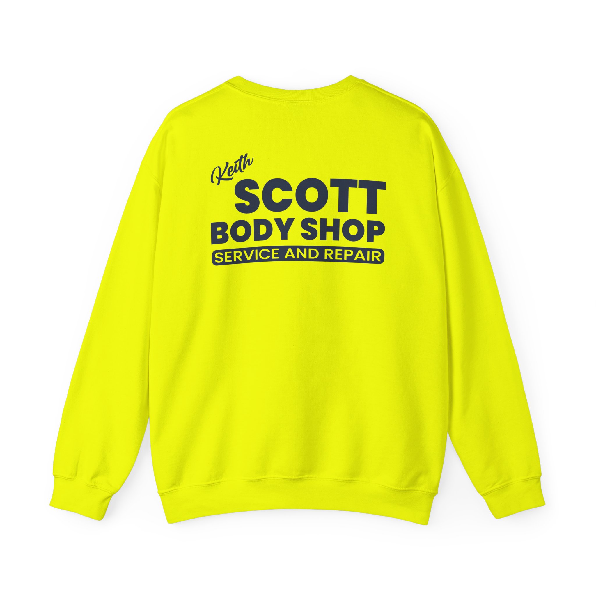 Keith Scott Body Shop One Tree Hill Unisex Heavy Blend Crewneck Sweatshirt