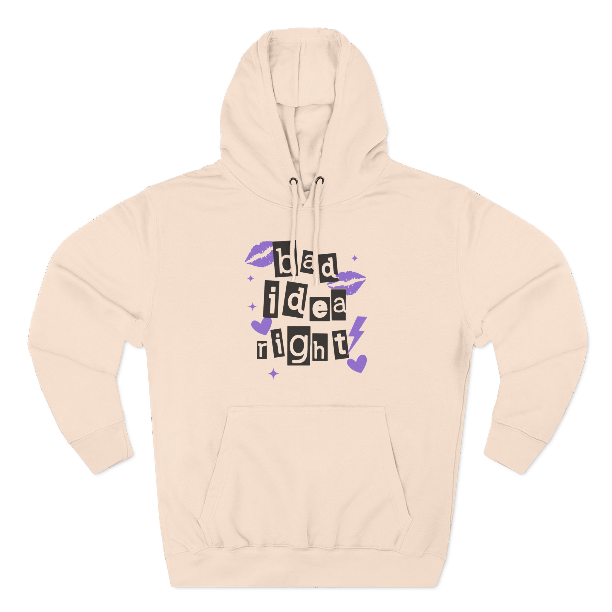 Bad Ideas Three-Panel Fleece Hoodie