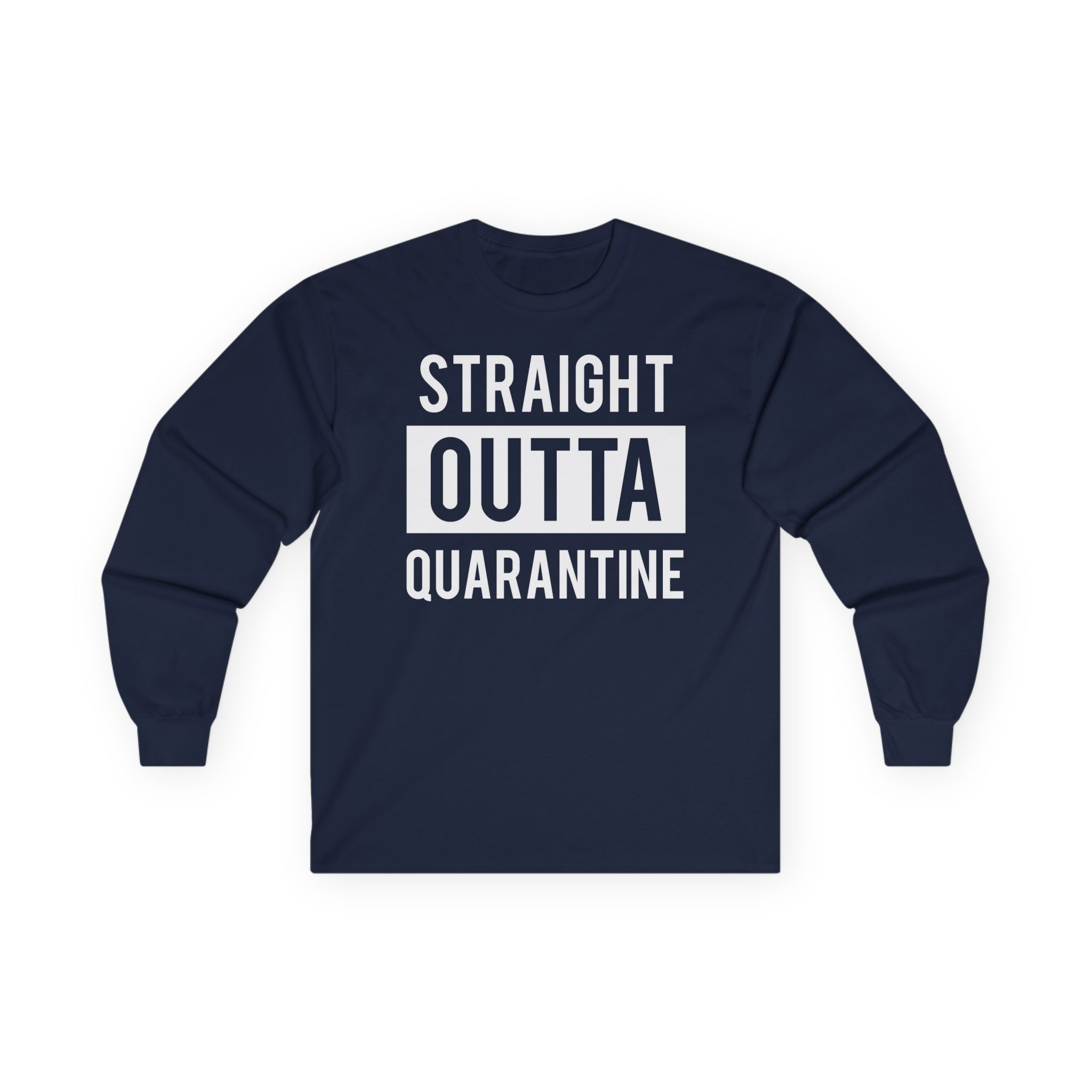 NWA Straight Outta Quarantine Unisex Ultra Cotton Long Sleeve Tee