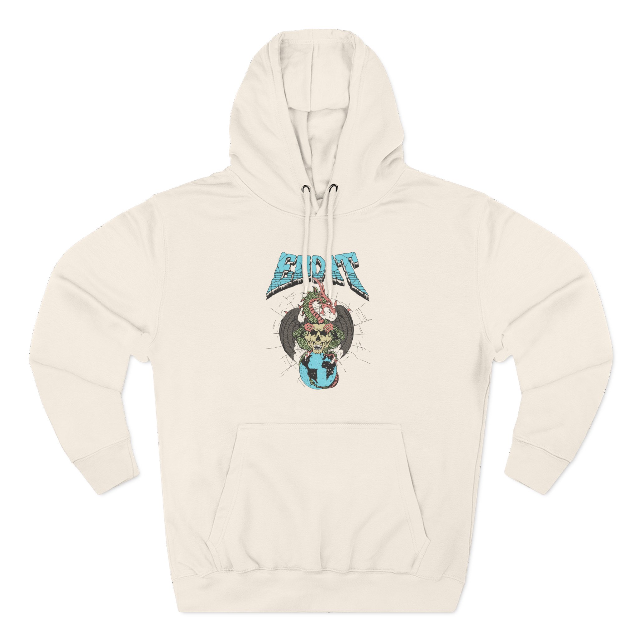End It Dragon Skull Three-Panel Fleece Hoodie