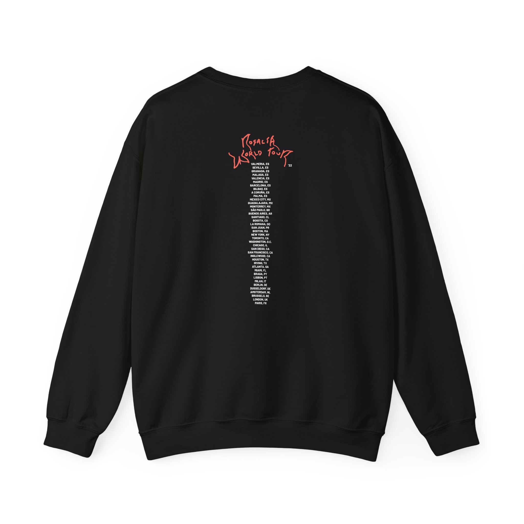 Rosalia World Tour Unisex Heavy Blendâ„¢ Crewneck Sweatshirt