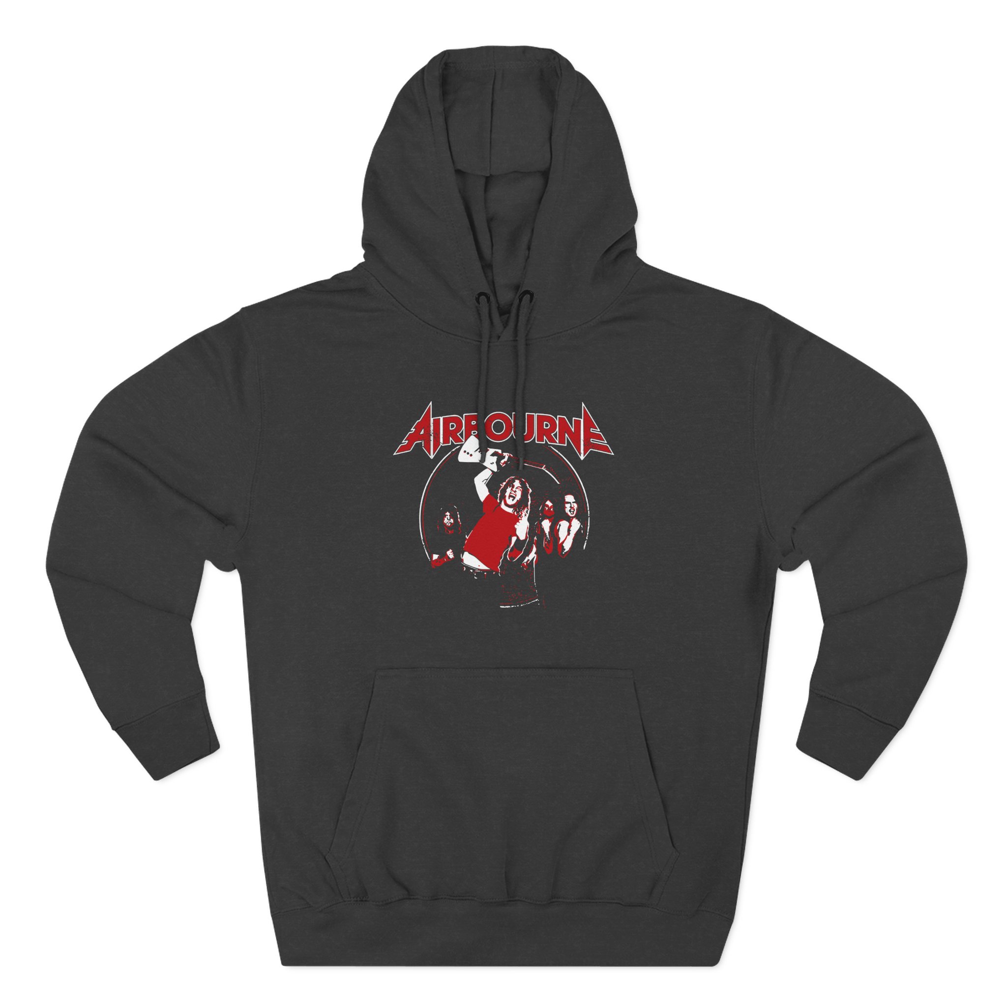Airbourne Fist Pumping Three-Panel Fleece Hoodie