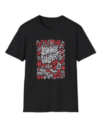 Jake & Johnnie Red Johnnie Guilbert Logo Unisex Softstyle T-Shirt