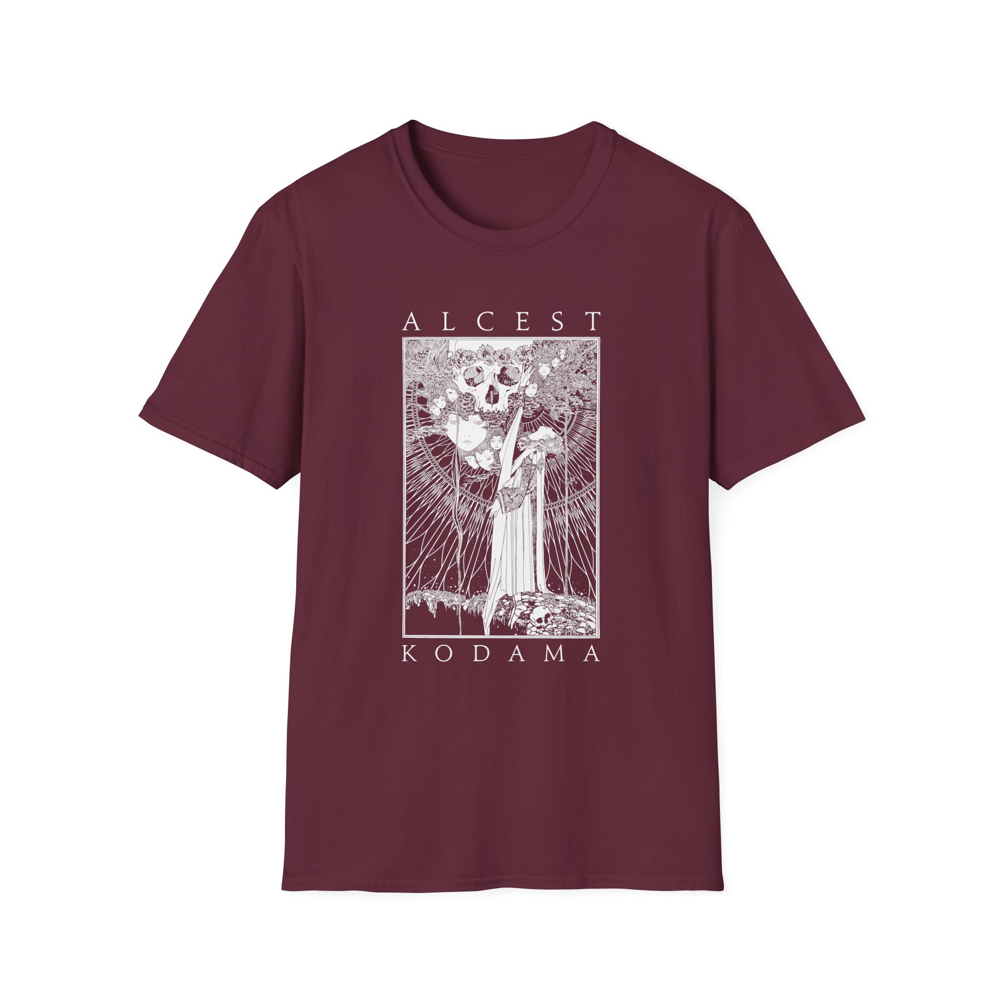 Alcest Kodama Faces Unisex Softstyle T-Shirt