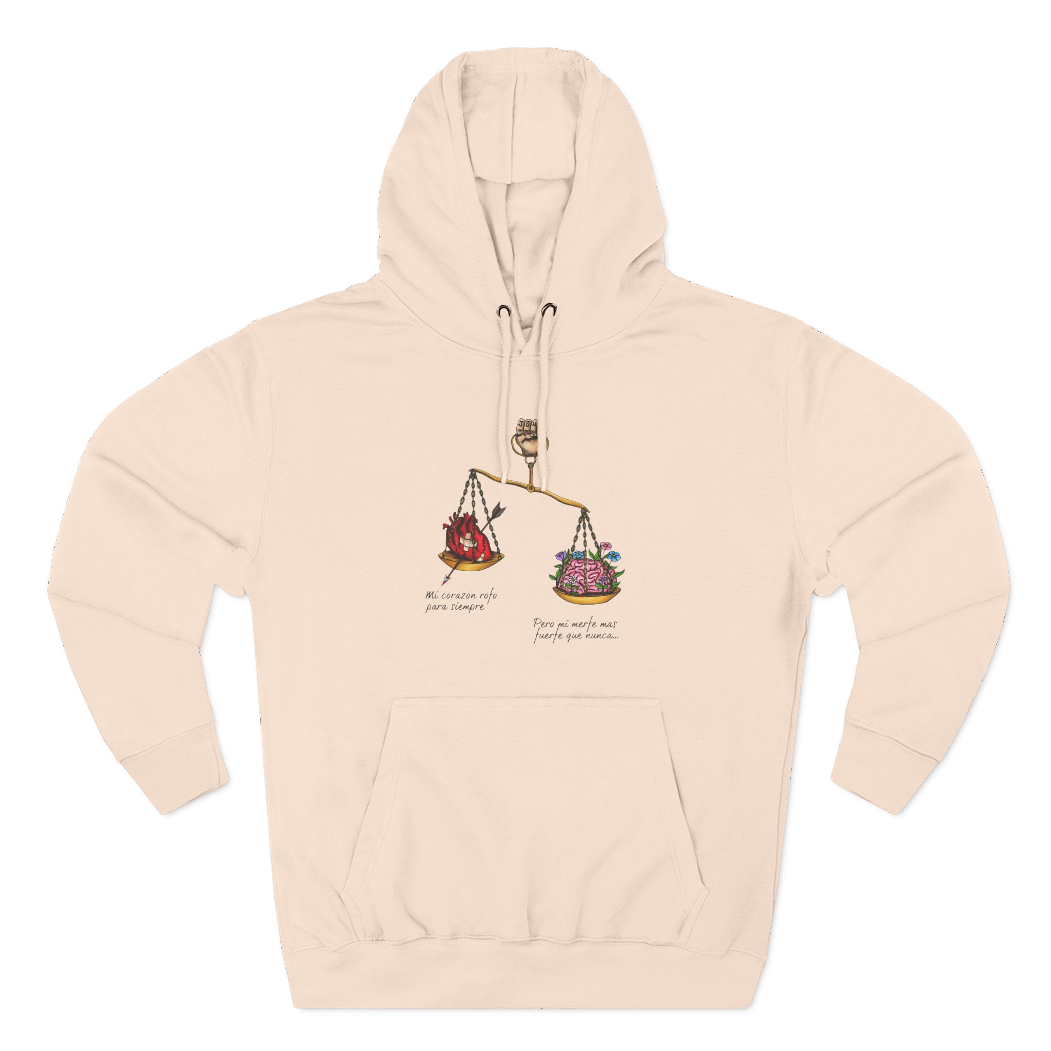 Arcangel Three-Panel Fleece Hoodie