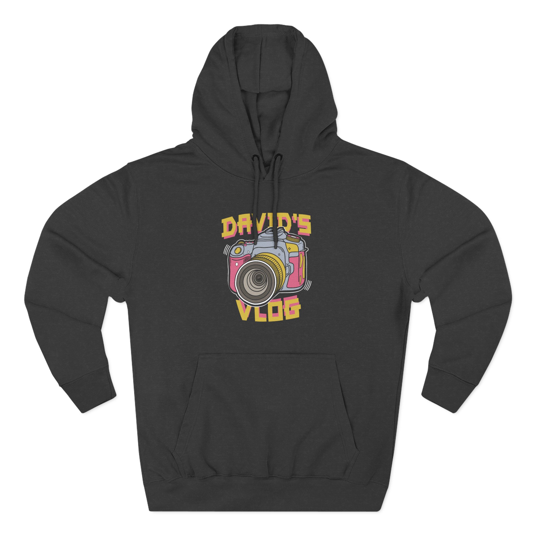 David Dobrik David's Vlog Three-Panel Fleece Hoodie