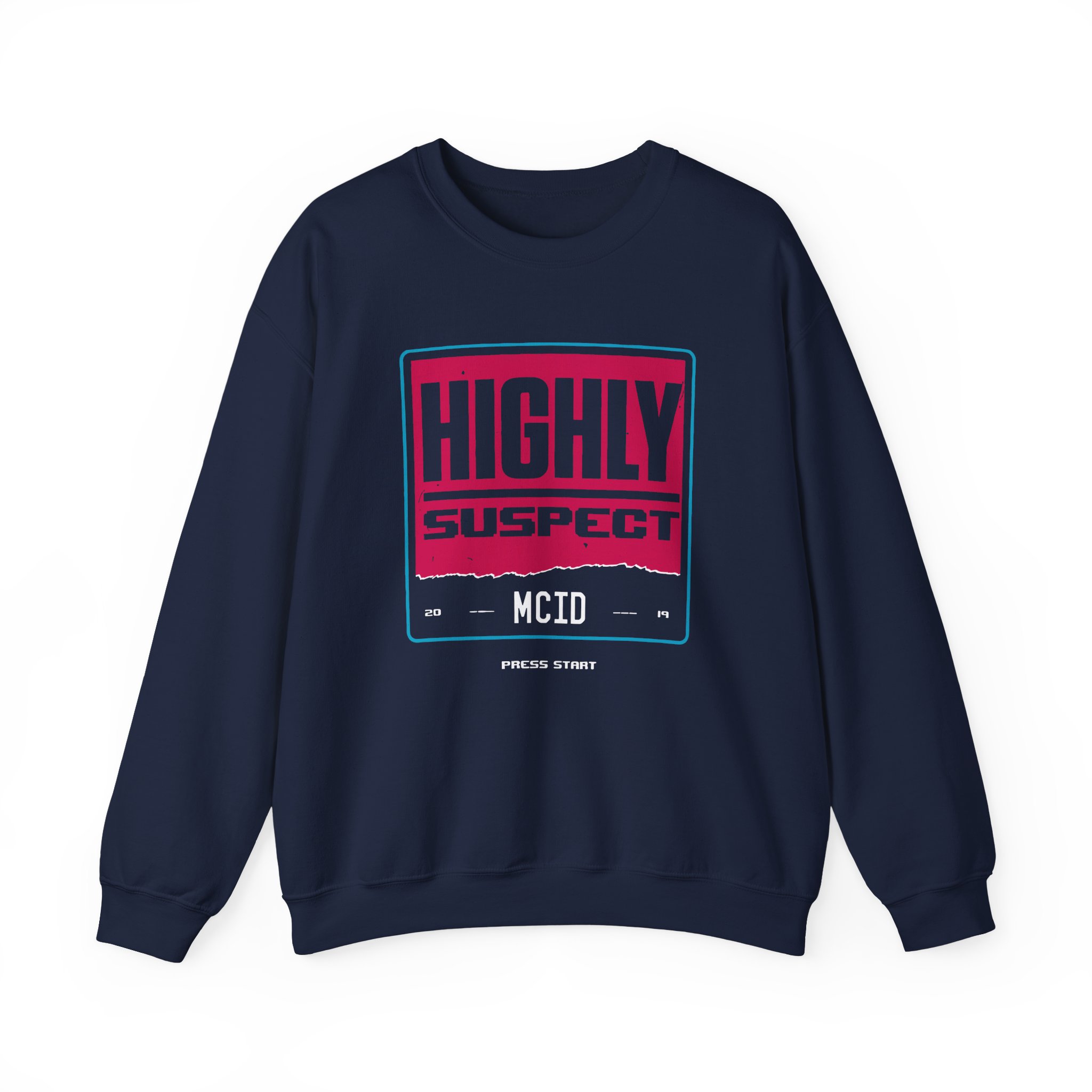 Highly Suspect Press Start Unisex Heavy Blend Crewneck Sweatshirt