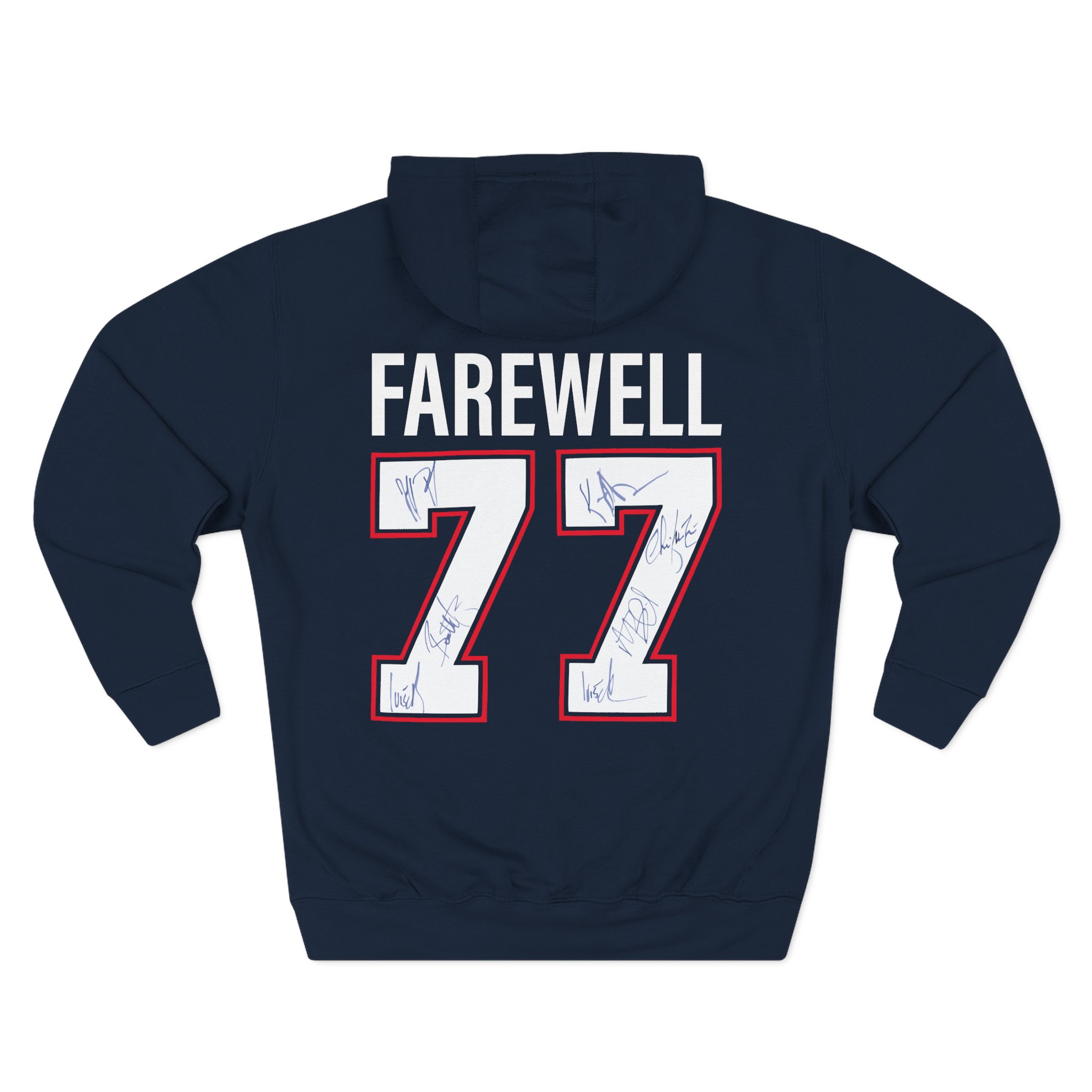 Foreigner Signed Three-Panel Fleece Hoodie