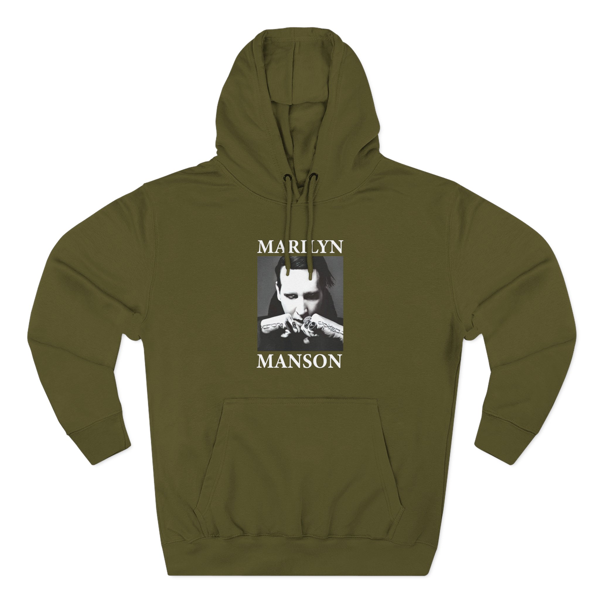 Marilyn Manson Fists Amplified Three-Panel Fleece Hoodie