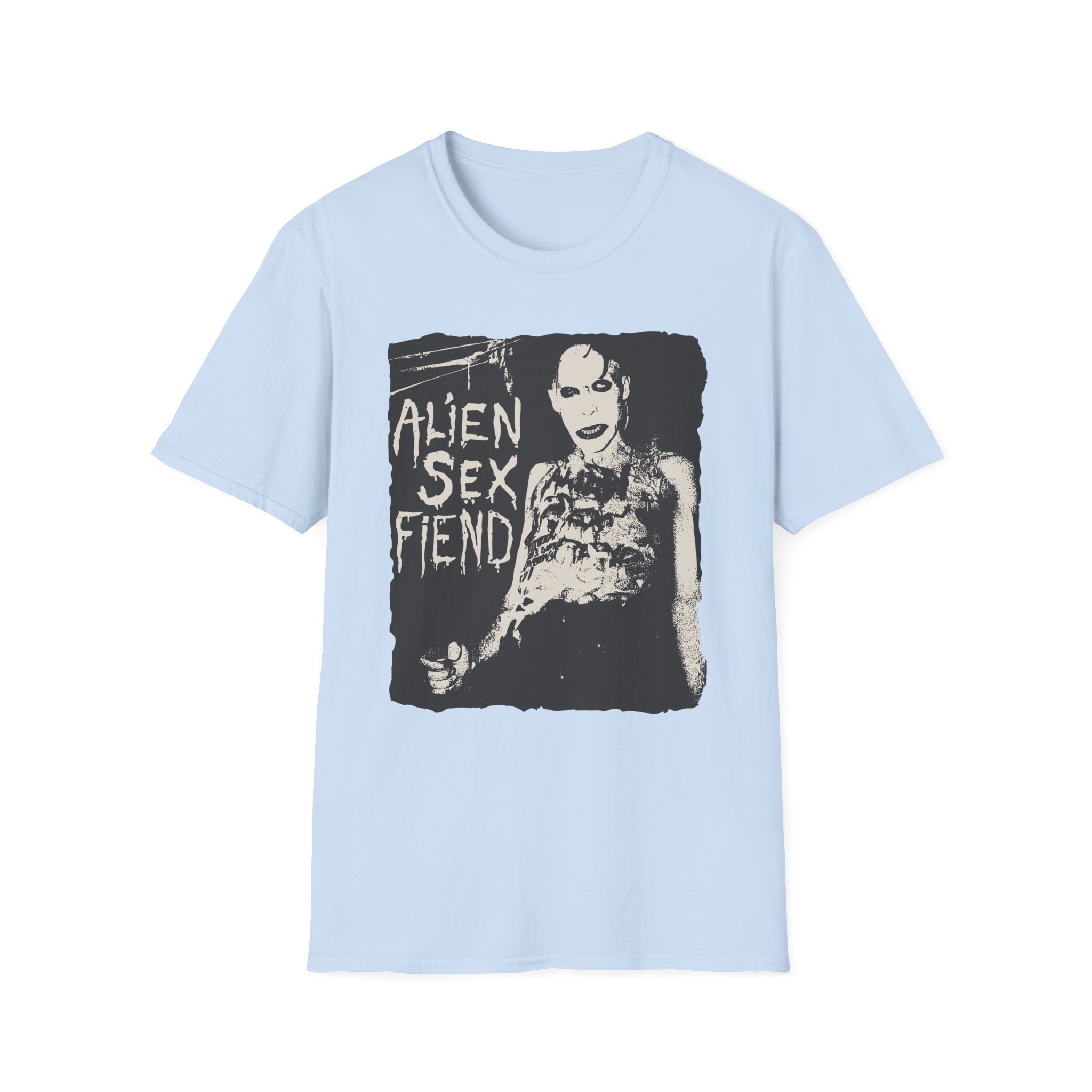 Alien Sex Fiend Nik Fiend Unisex Softstyle T-Shirt