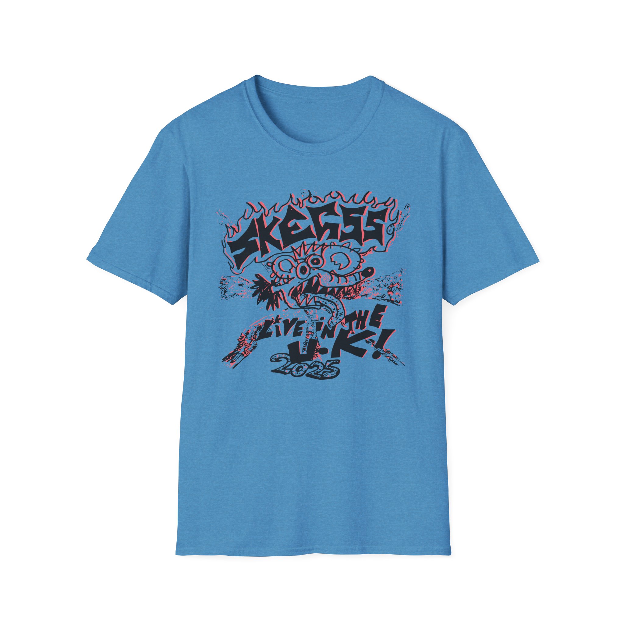 Skegss Live in the Uk 2025 Unisex Softstyle T-Shirt