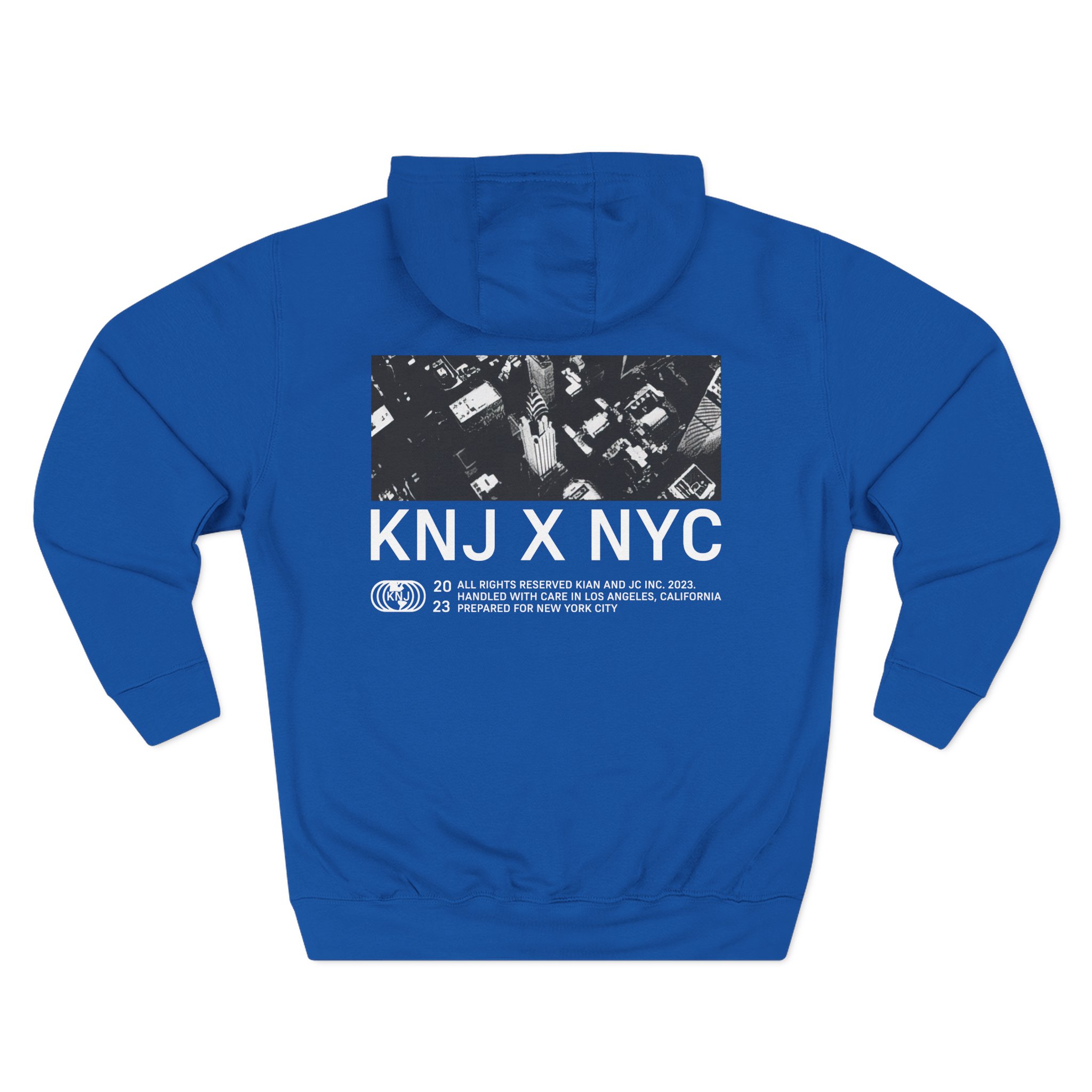 KNJ Three-Panel Fleece Hoodie