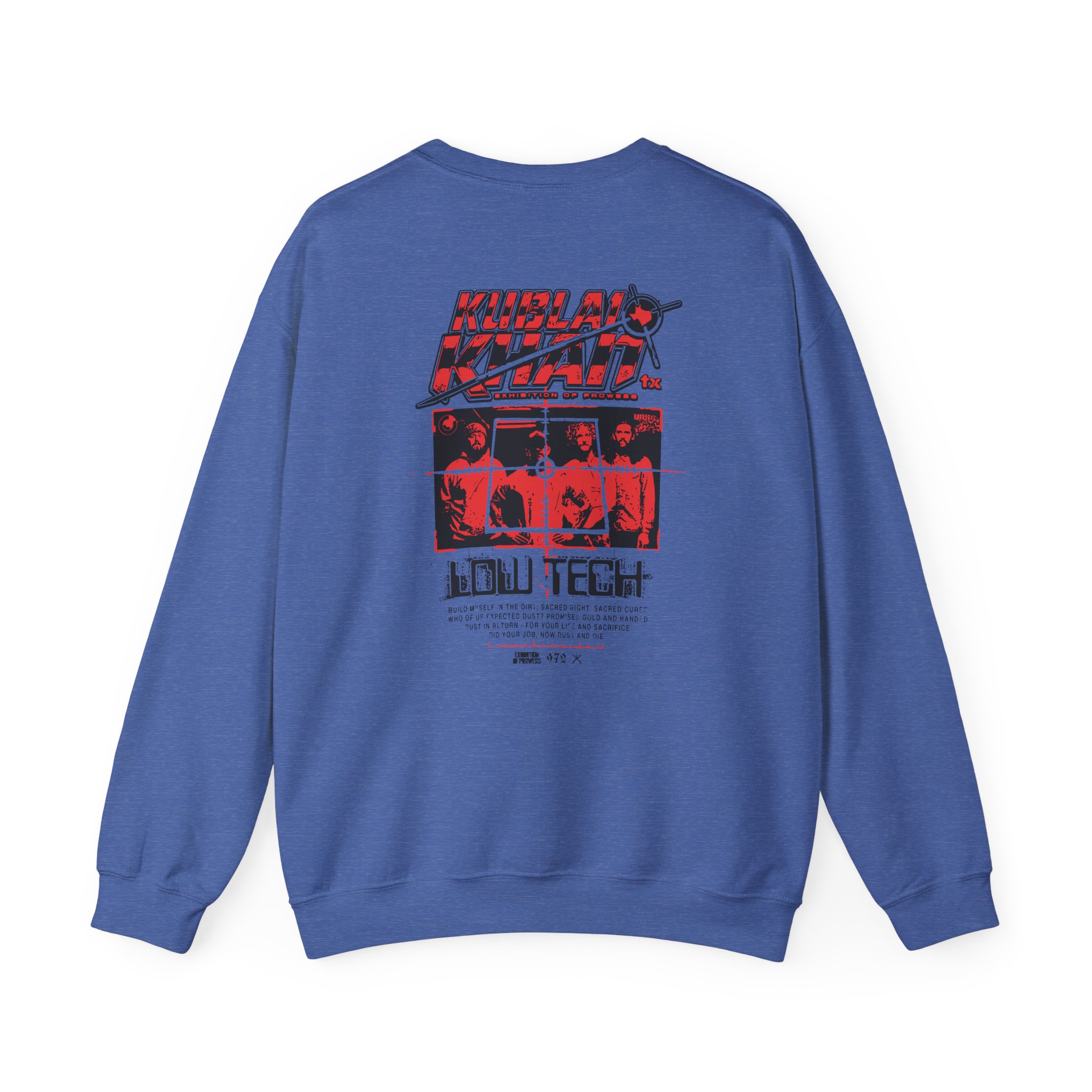 Kublai Khan Low Tech Unisex Heavy Blendâ„¢ Crewneck Sweatshirt