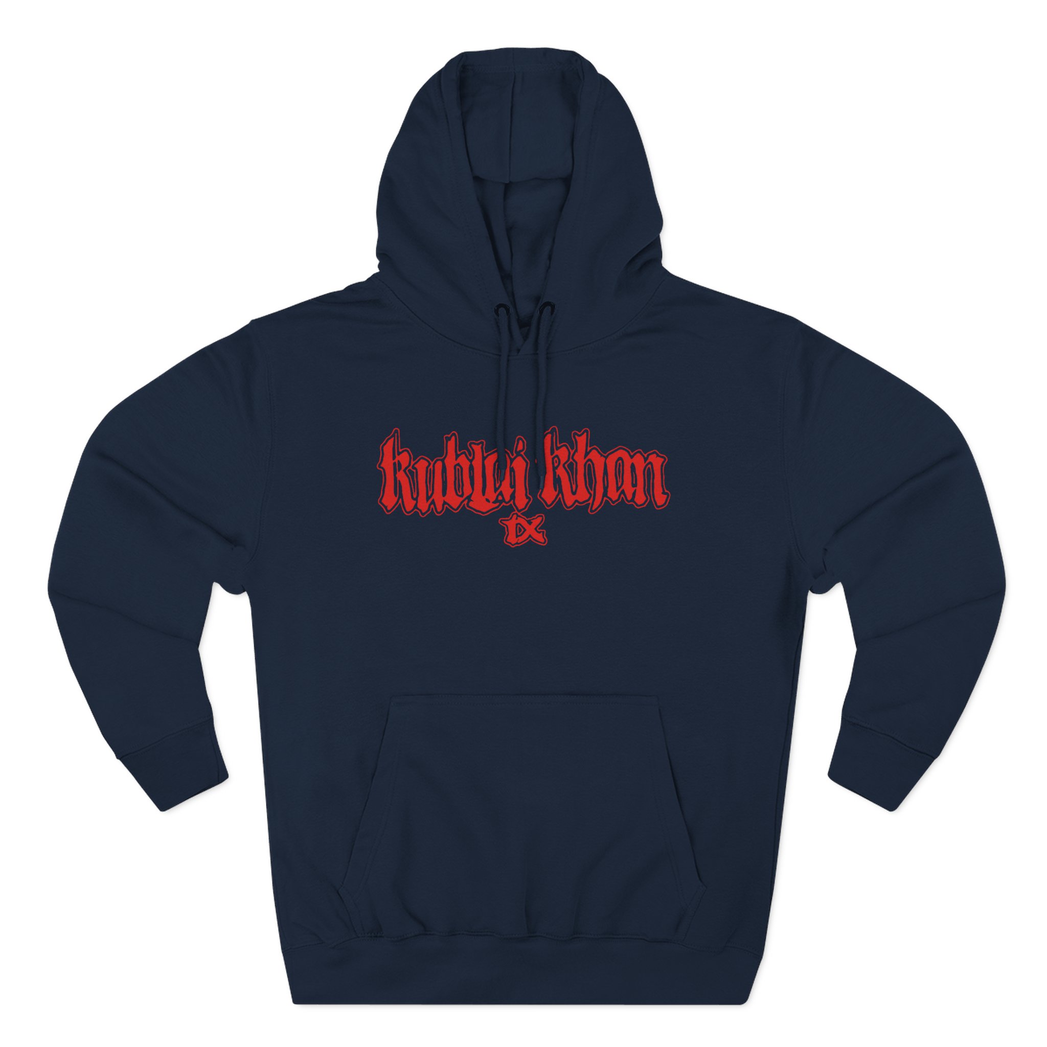 Kublai Khan - Monkey Skull Three-Panel Fleece Hoodie