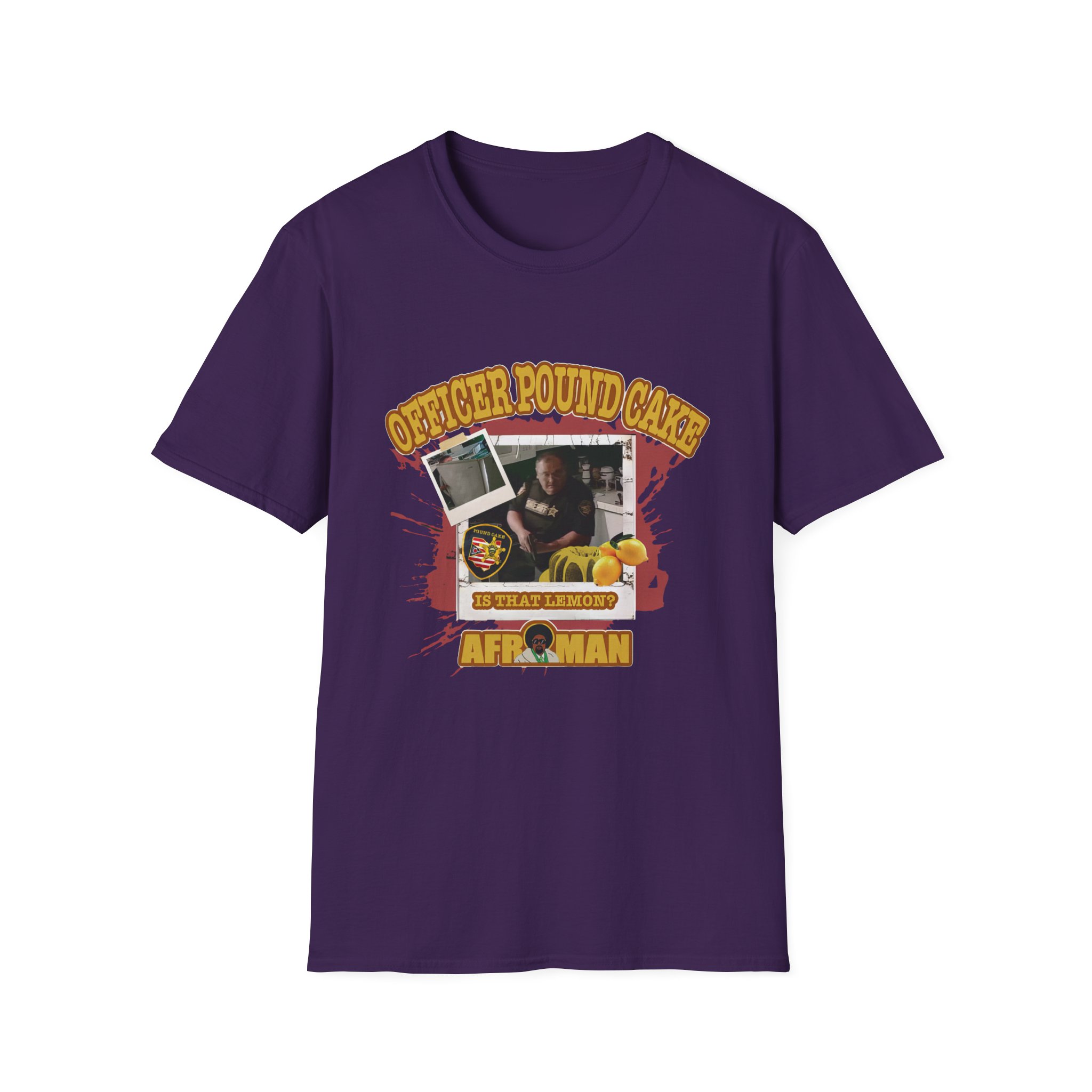 Afroman Officer Pound Cake Unisex Softstyle T-Shirt