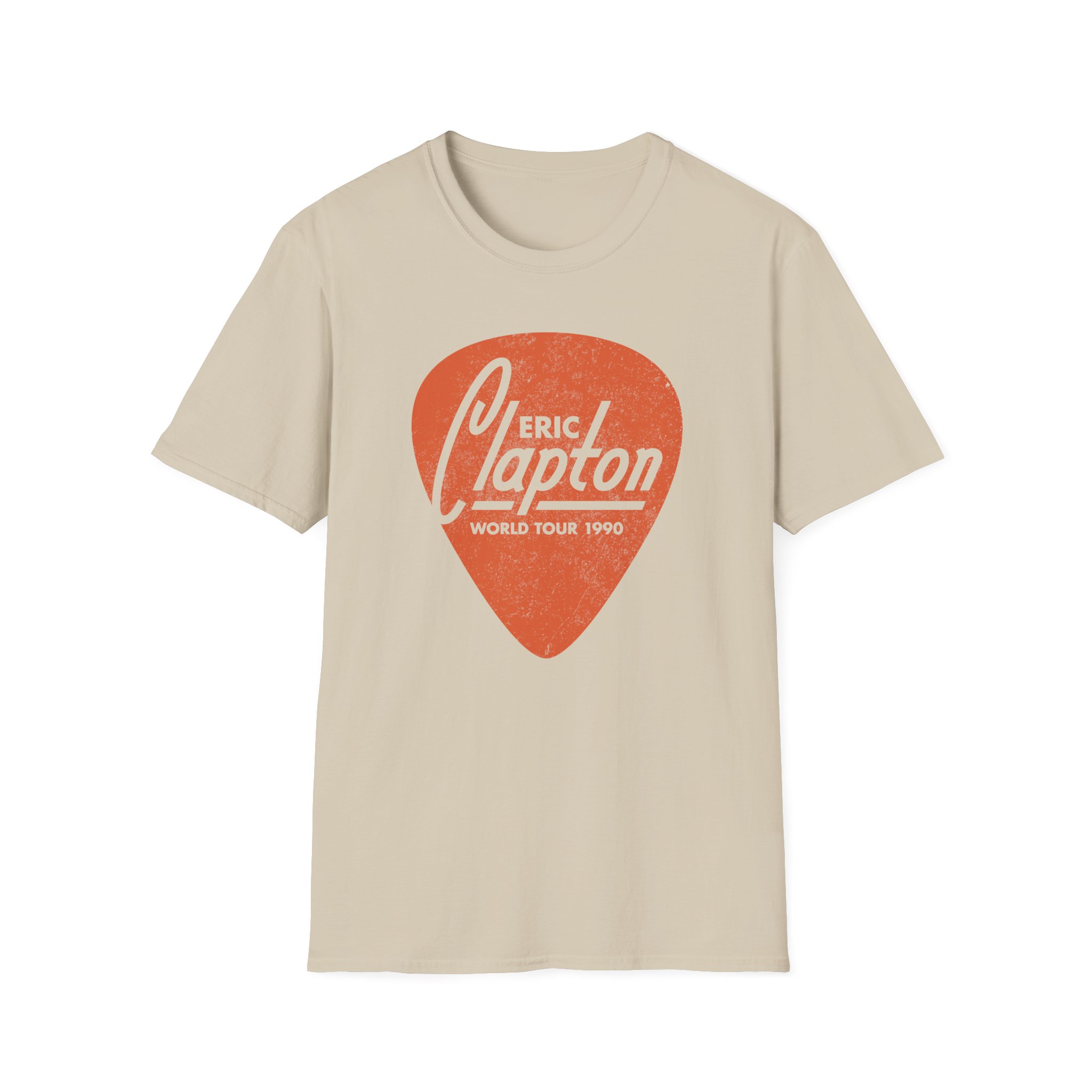 Eric Clapton Guitar Pick Unisex Softstyle T-Shirt