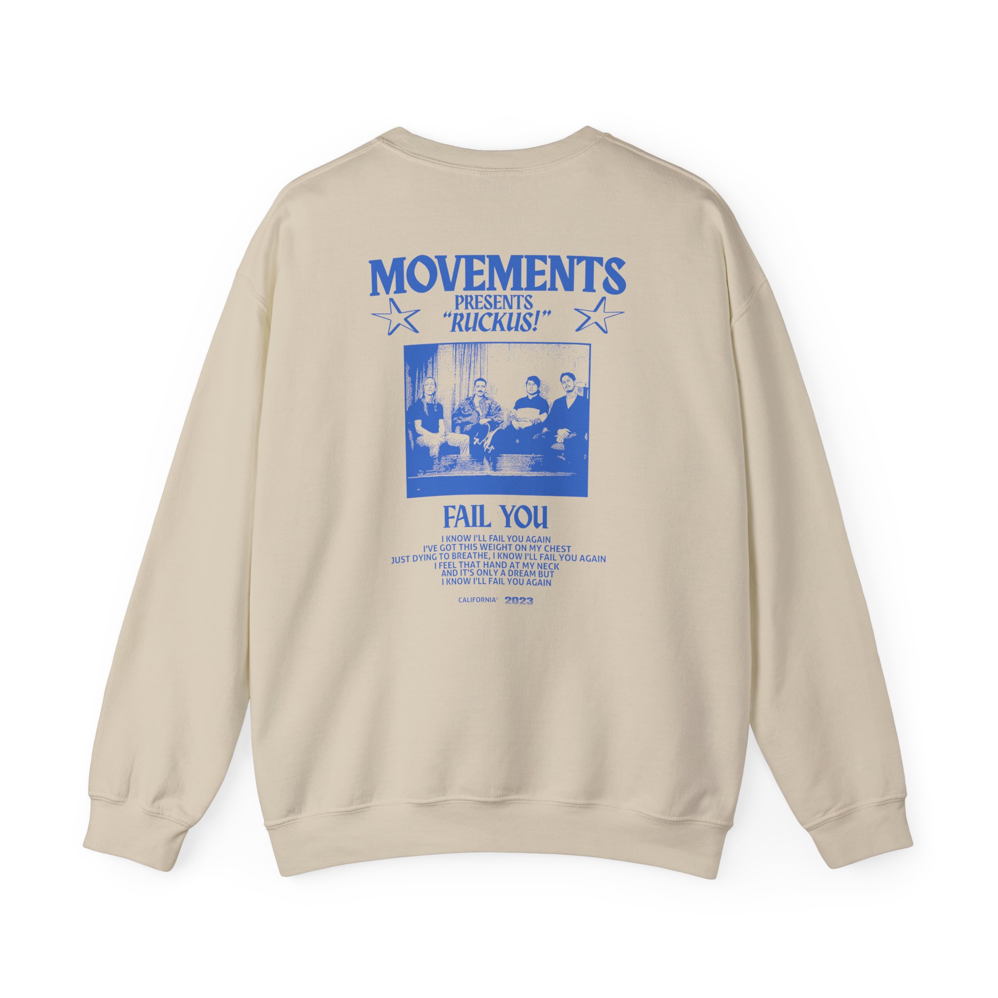 Movements Fail You Photo Unisex Heavy Blendâ„¢ Crewneck Sweatshirt