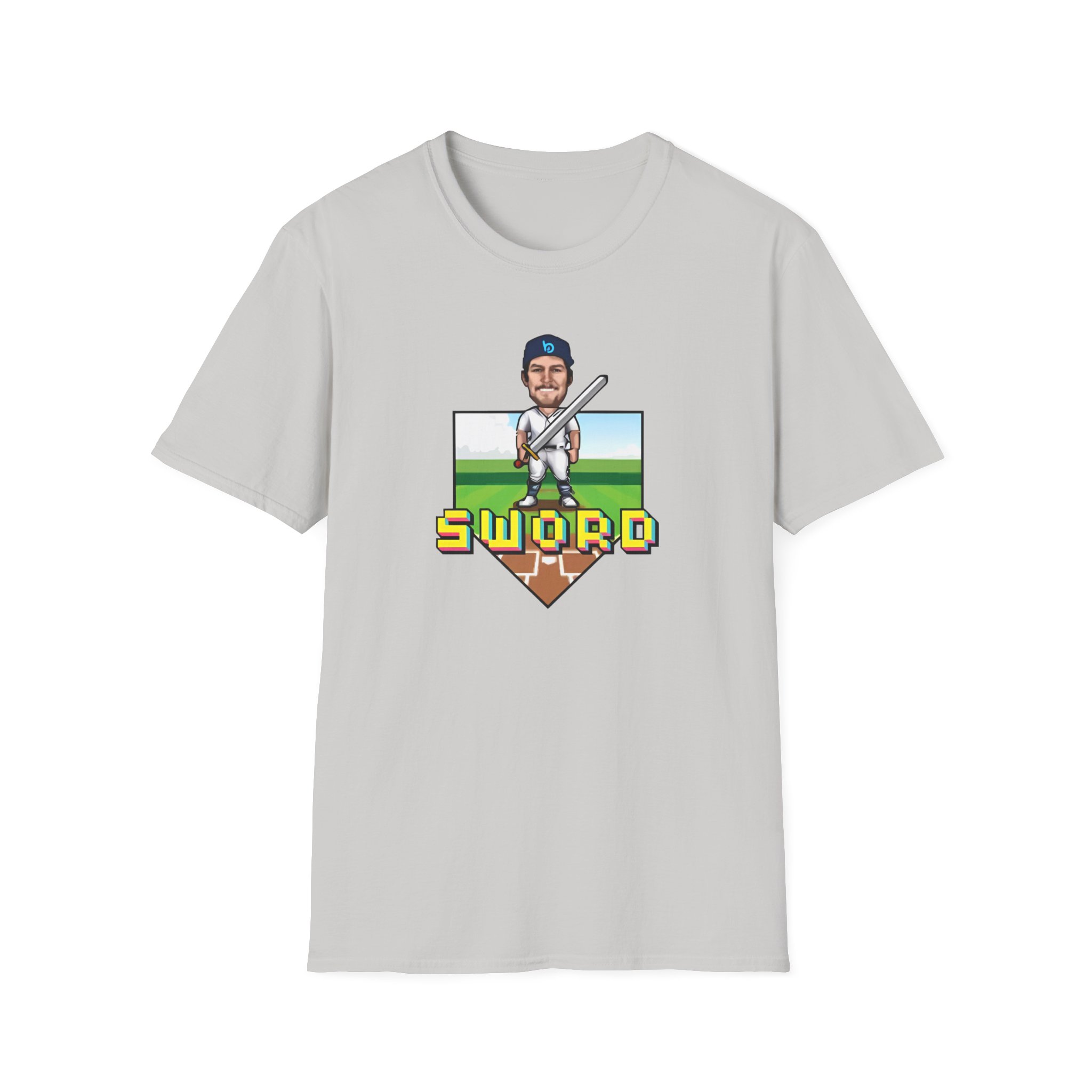 Trevor Bauer Sword Pixel Art Unisex Softstyle T-Shirt