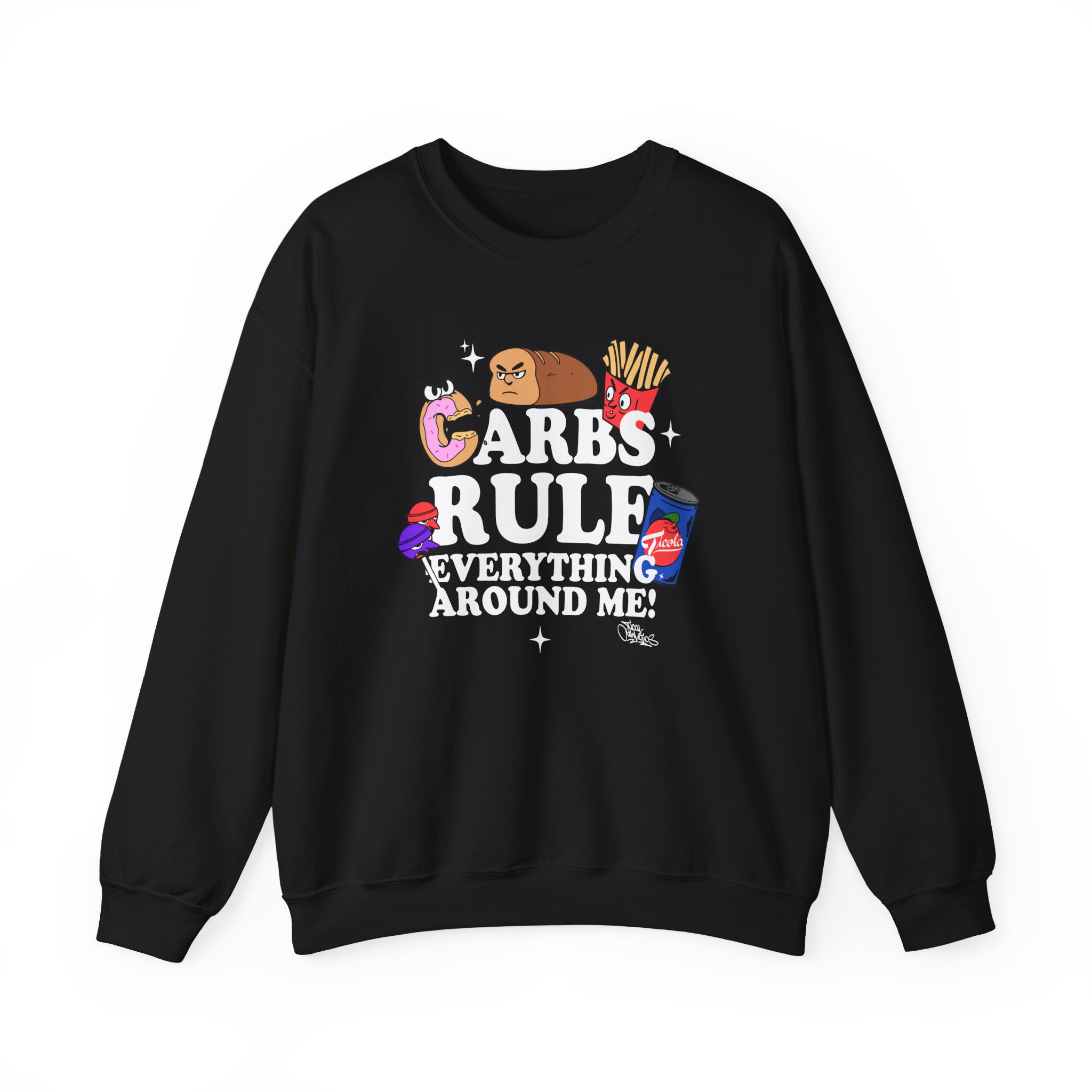 Method Man Carbs Rule Everything Around Me Unisex Heavy Blendâ„¢ Crewneck Sweatshirt
