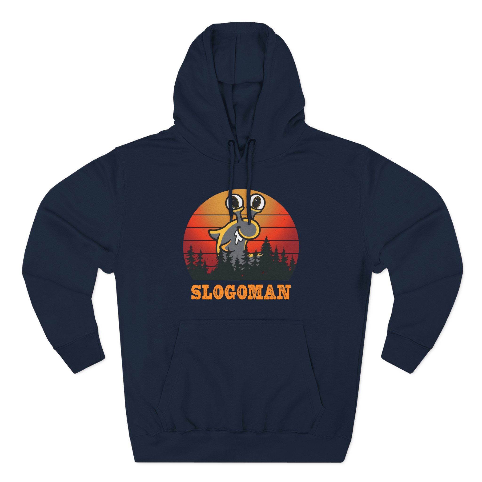 Slogoman Three-Panel Fleece Hoodie