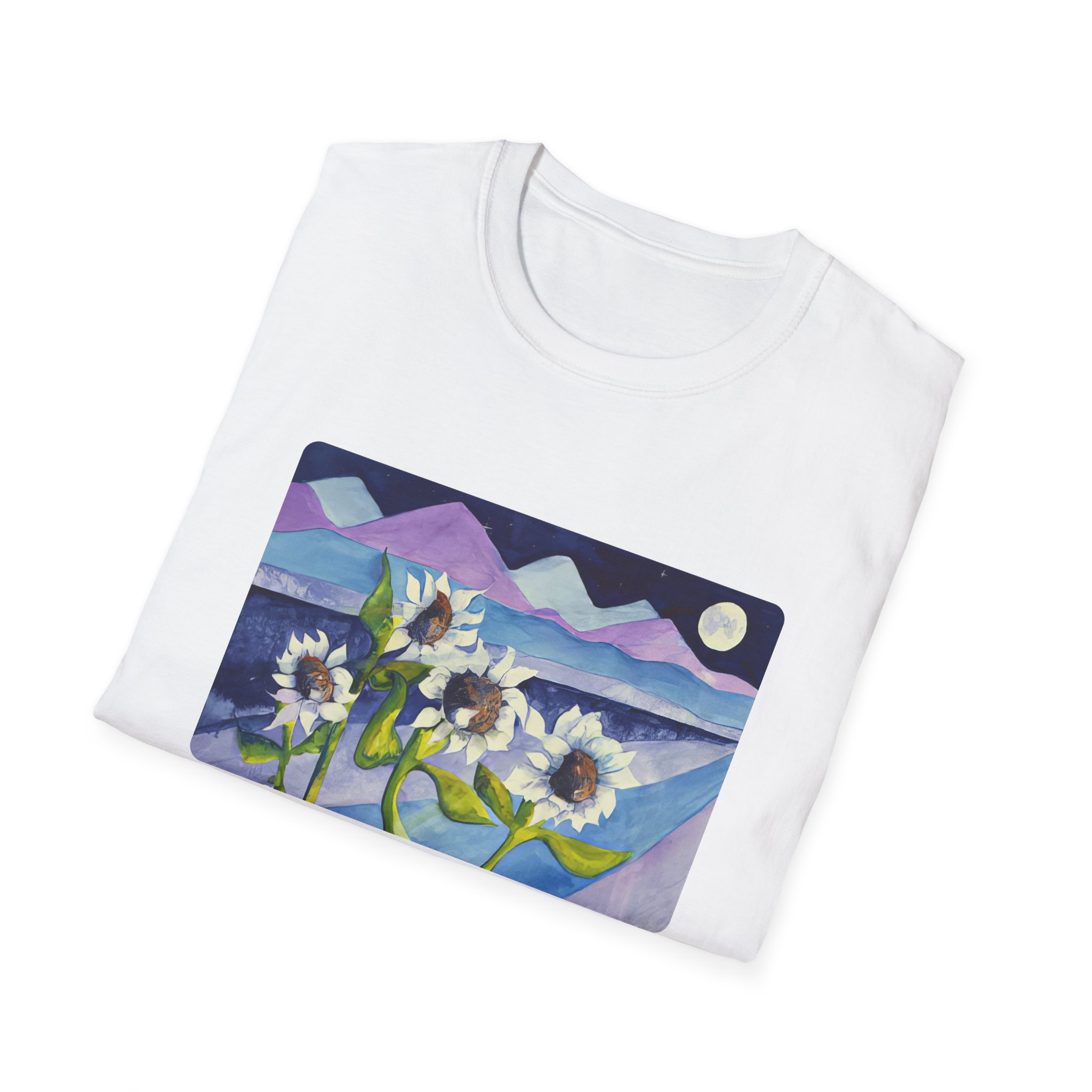 Adrianne Lenker Mema Moonflowers Unisex Softstyle T-shirt
