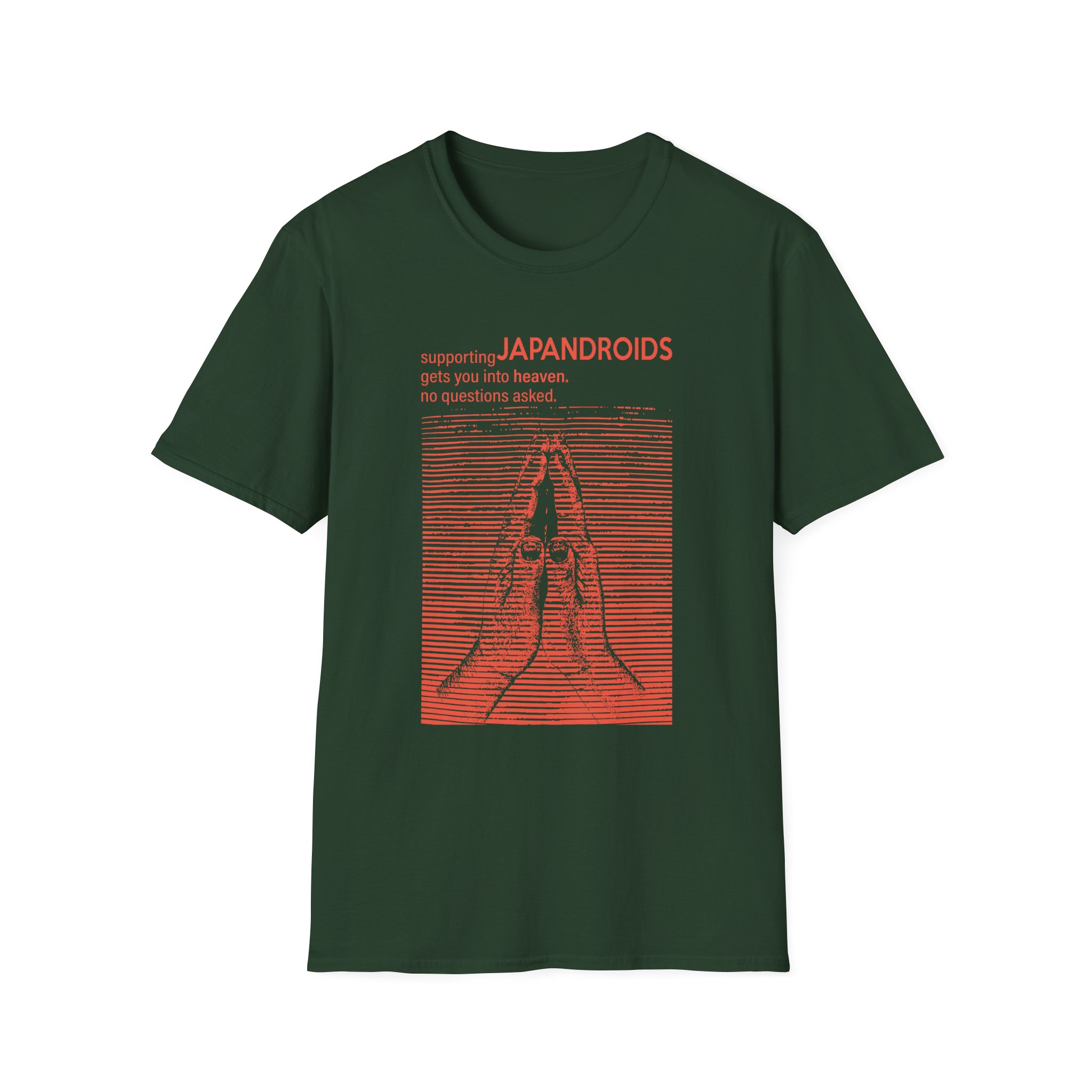 Supporting Japandroids Gets You Into Heaven No Questions Asked Unisex Softstyle T-Shirt