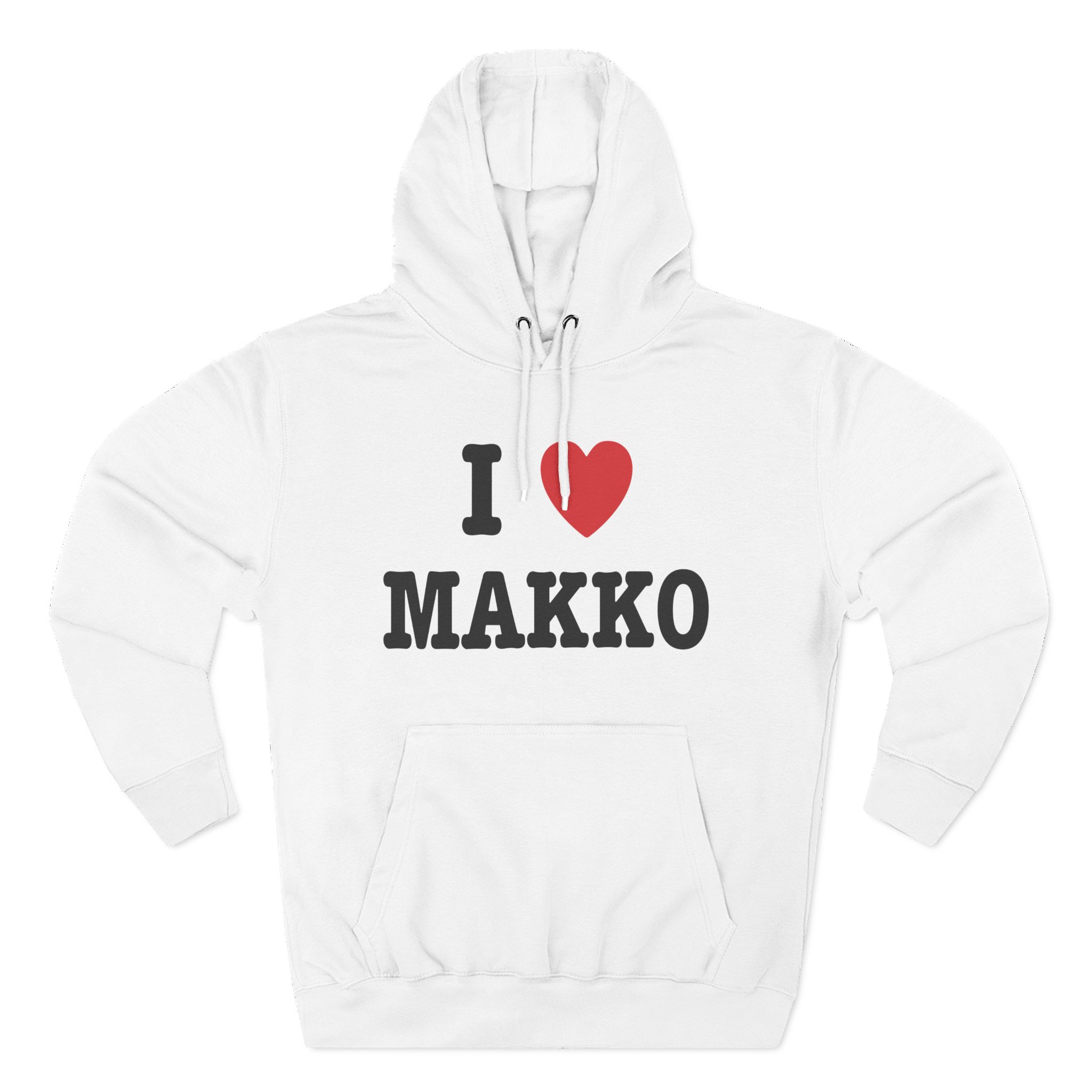 Makko Three-Panel Fleece Hoodie