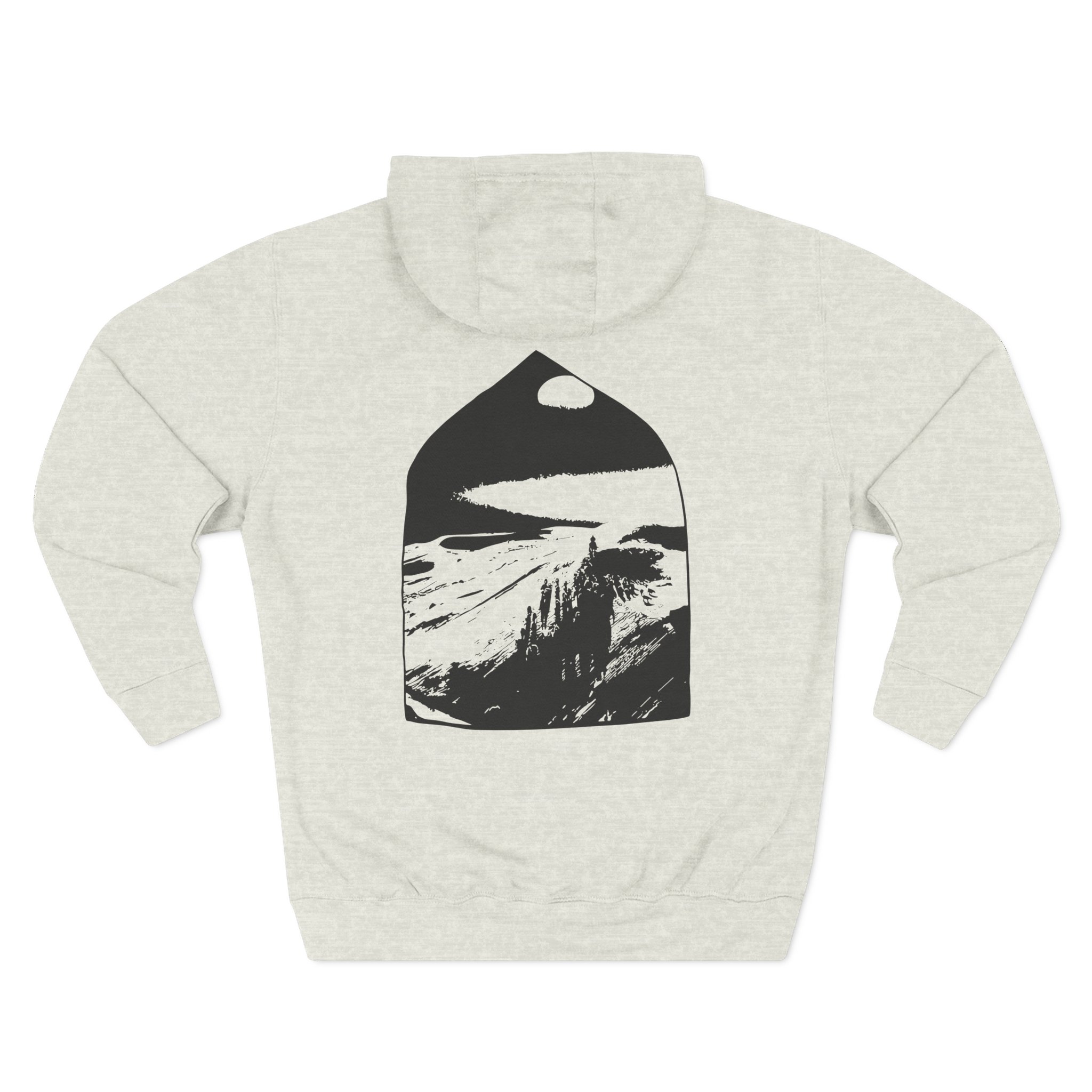 YM Three-Panel Fleece Hoodie