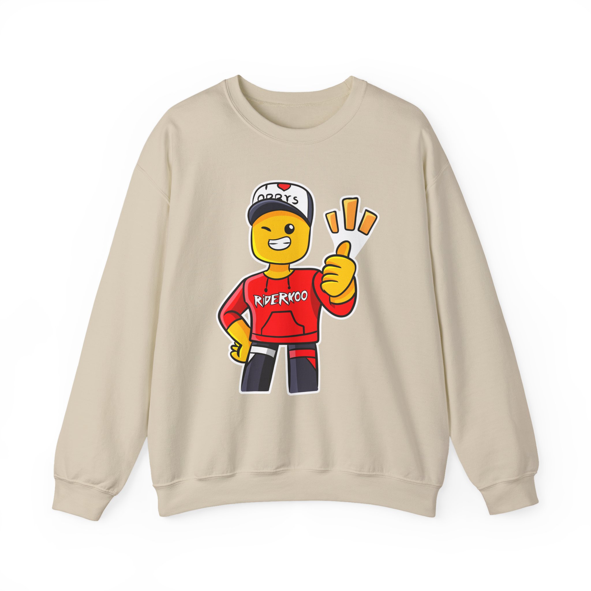 Roblox Thumbs Up Unisex Heavy Blendâ„¢ Crewneck Sweatshirt