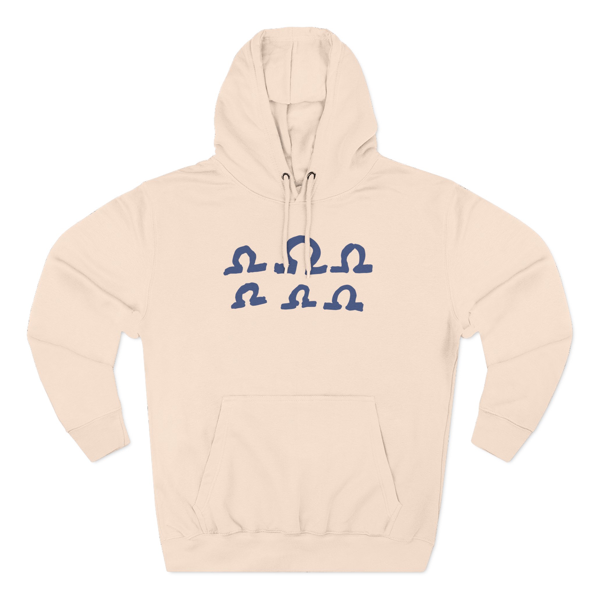 Rosalia Omega Cropped Three-Panel Fleece Hoodie