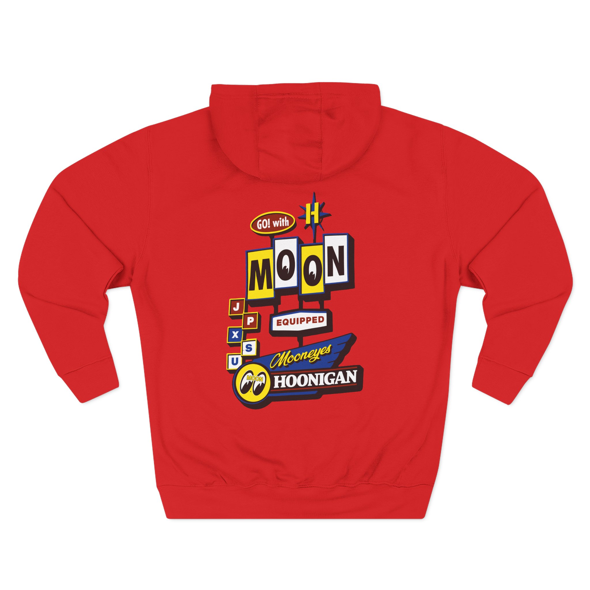 Ken Block Hoonigan X Mooneyes Moonmotel Three-Panel Fleece Hoodie